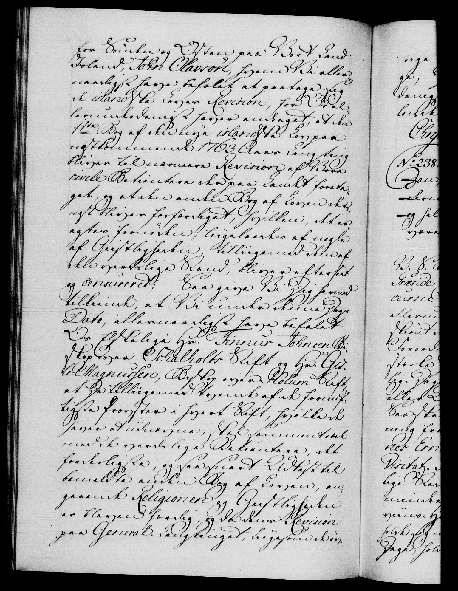Danske Kanselli 1572-1799, AV/RA-EA-3023/F/Fc/Fca/Fcab/L0037: Norske tegnelser, 1762-1766, p. 172b