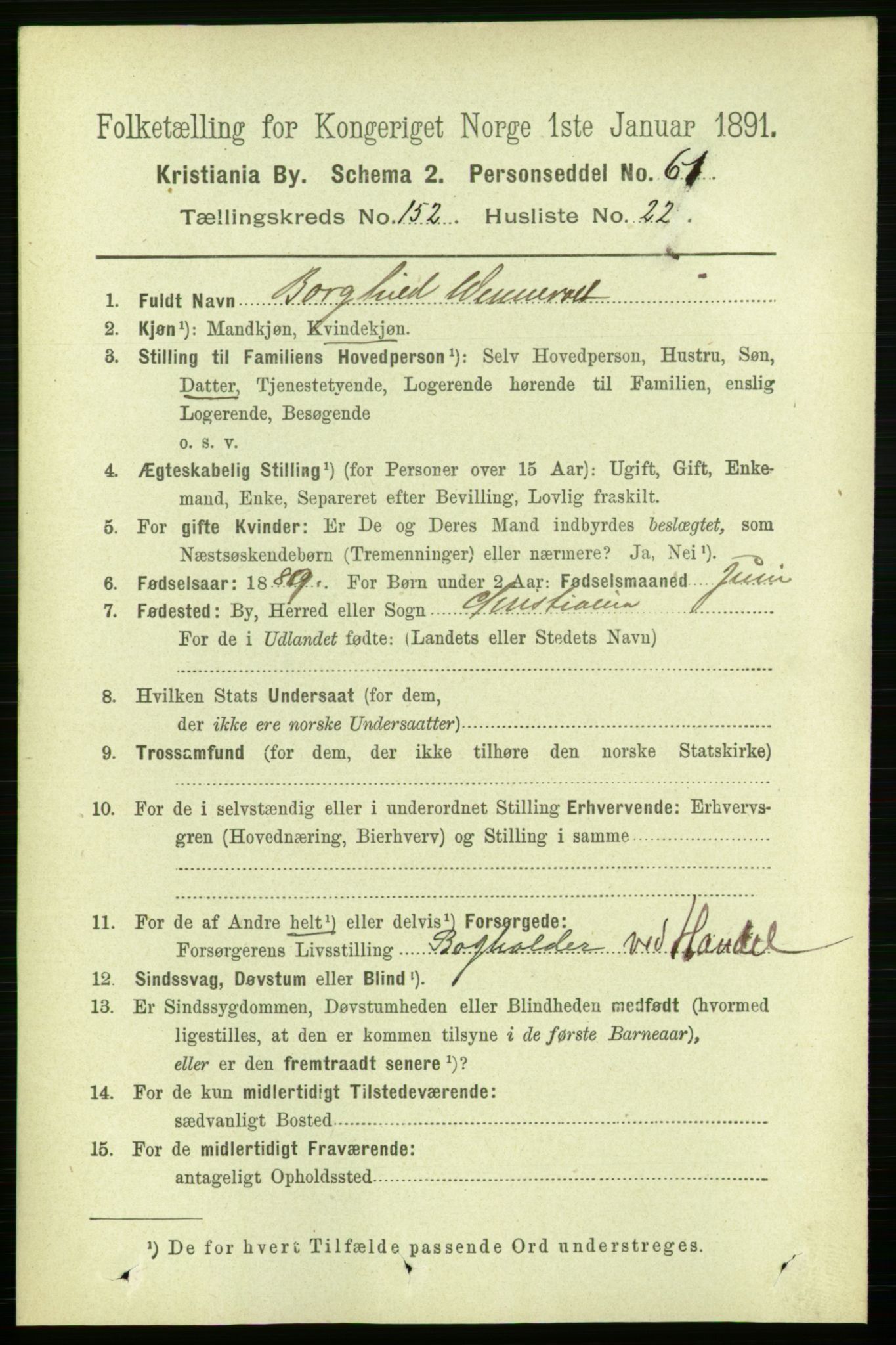 RA, 1891 census for 0301 Kristiania, 1891, p. 85903