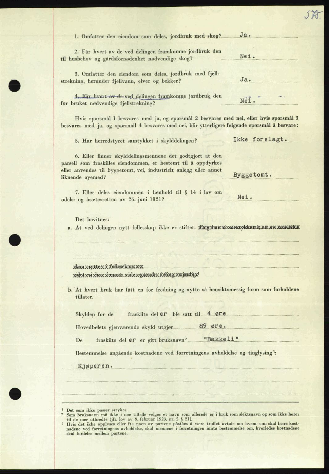 Nordmøre sorenskriveri, AV/SAT-A-4132/1/2/2Ca: Mortgage book no. A105, 1947-1947, Diary no: : 1718/1947