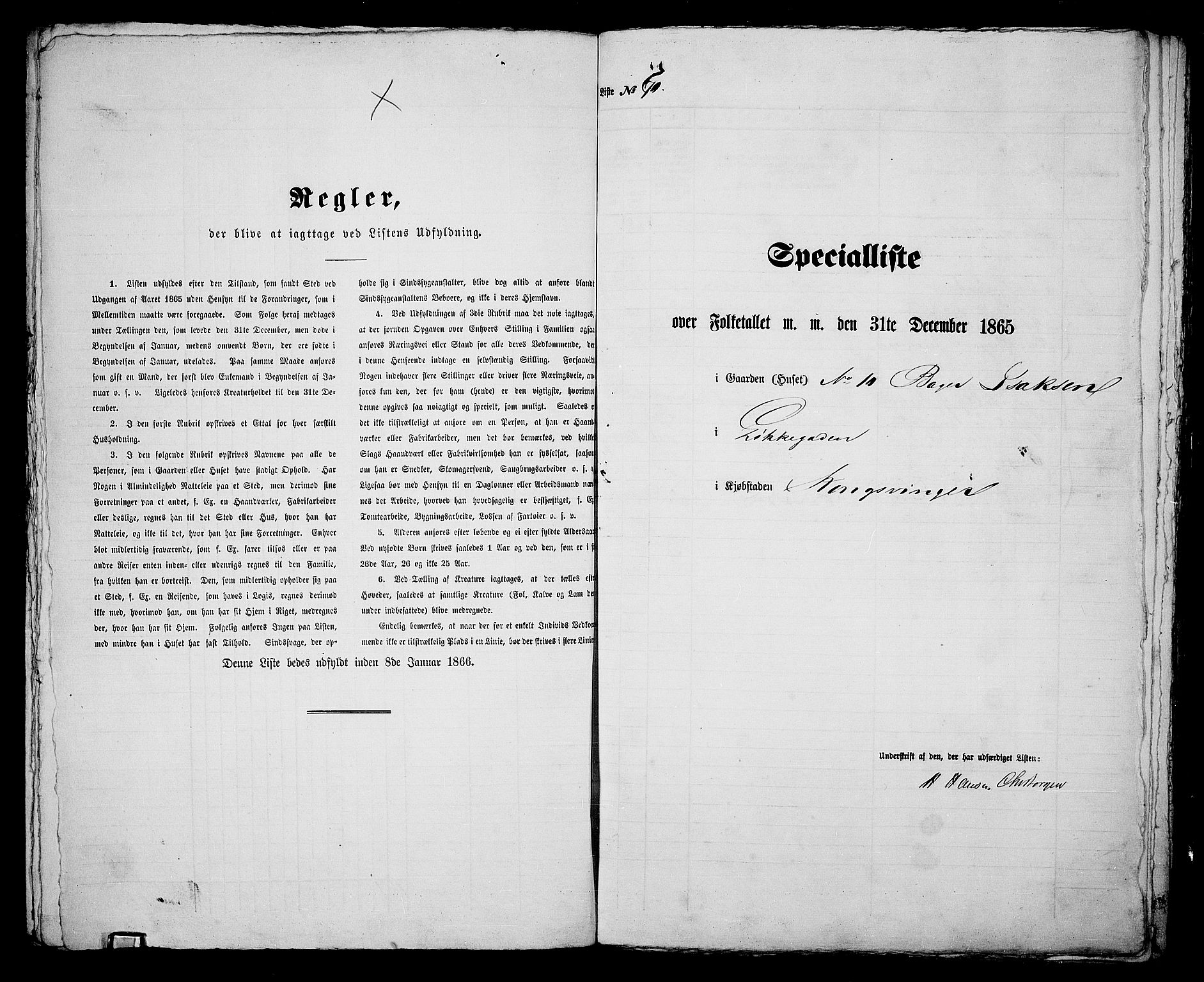 RA, 1865 census for Vinger/Kongsvinger, 1865, p. 131