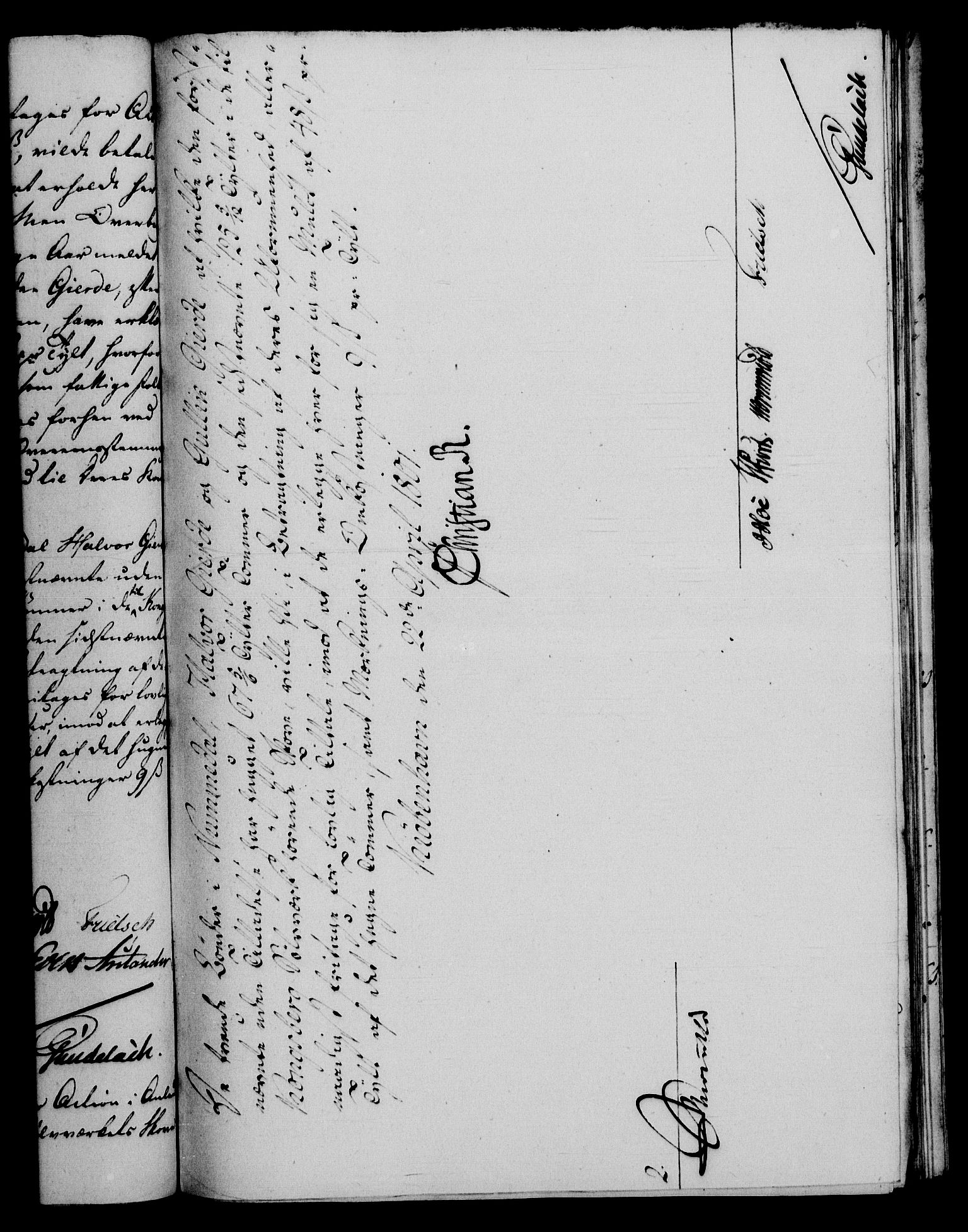 Rentekammeret, Renteskriverkontorene, AV/RA-EA-3115/M/Mf/Mfb/L0005: Relasjons- og resolusjonsprotokoll med register (merket RK 54.11), 1801-1802