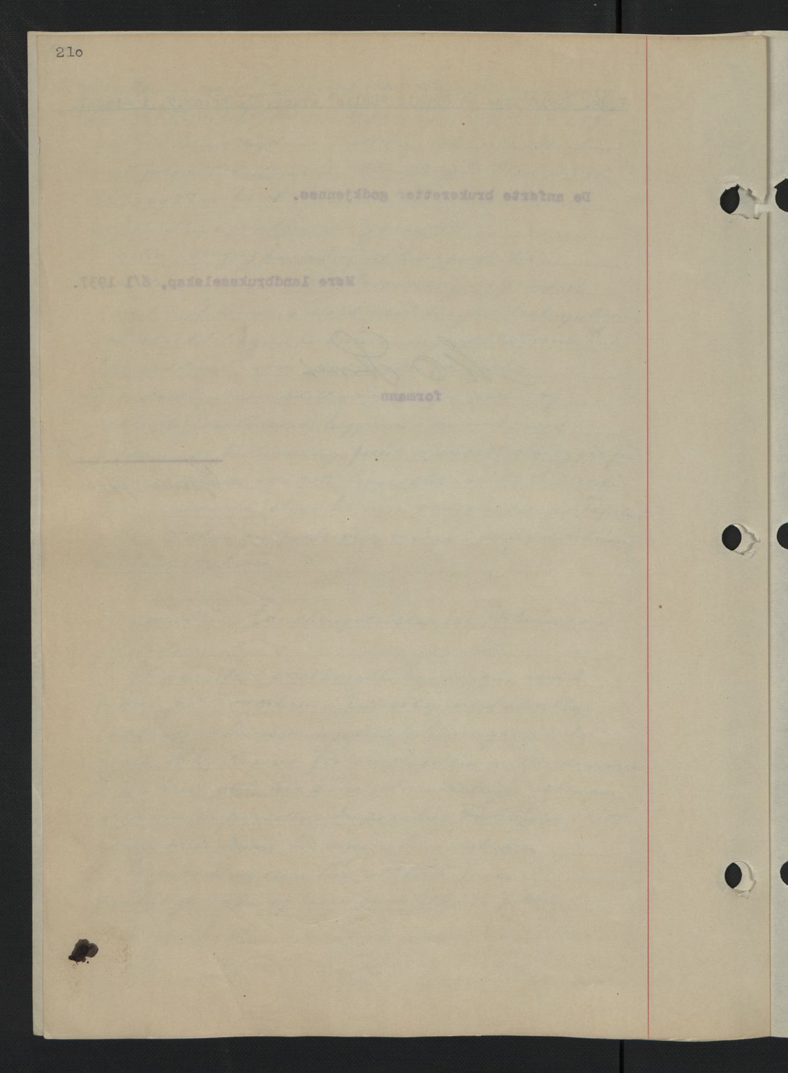 Nordmøre sorenskriveri, AV/SAT-A-4132/1/2/2Ca: Mortgage book no. A81, 1937-1937, Diary no: : 715/1937