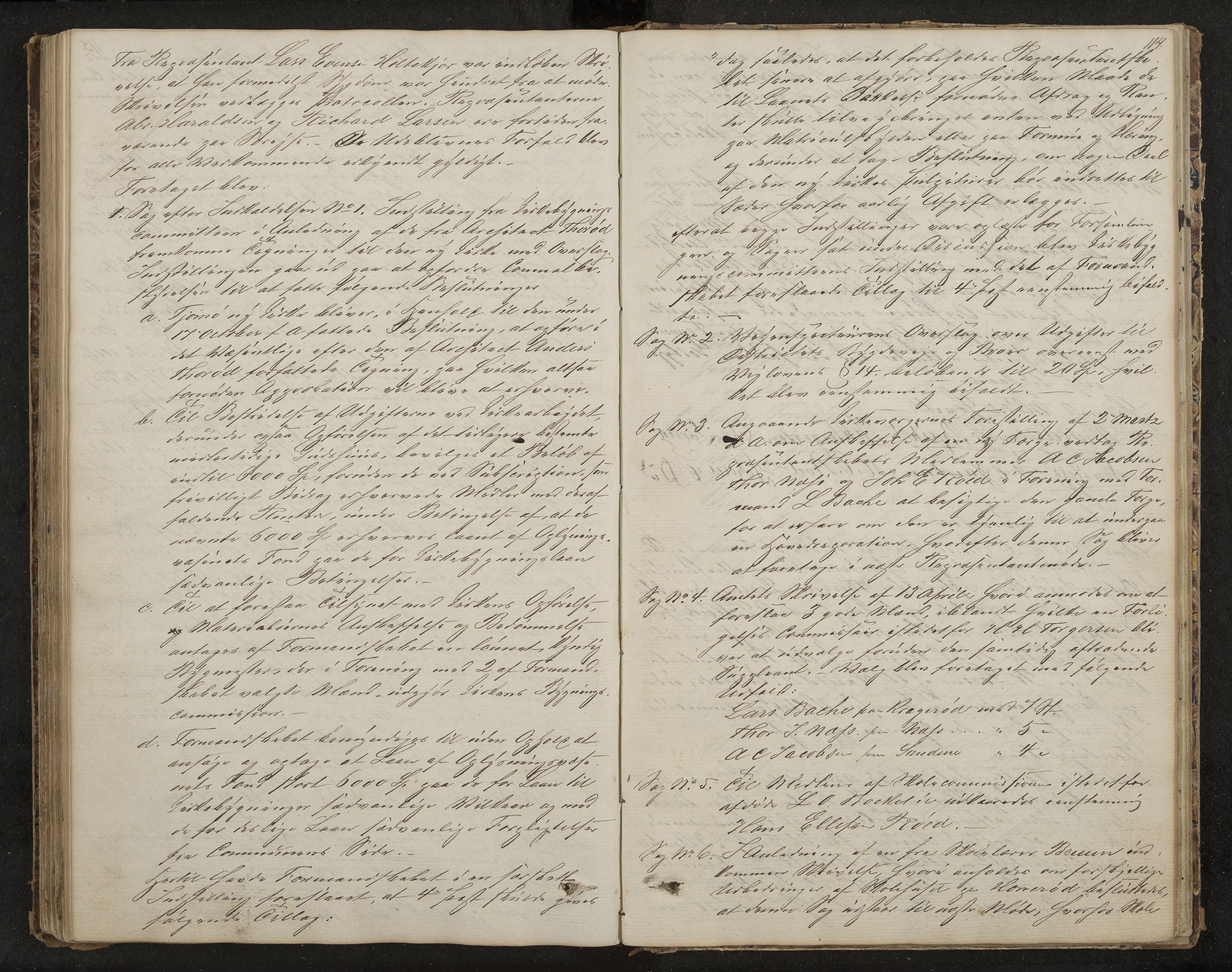 Tjøme formannskap og sentraladministrasjon, IKAK/0723021-1/A/L0001: Møtebok, 1837-1865, p. 114