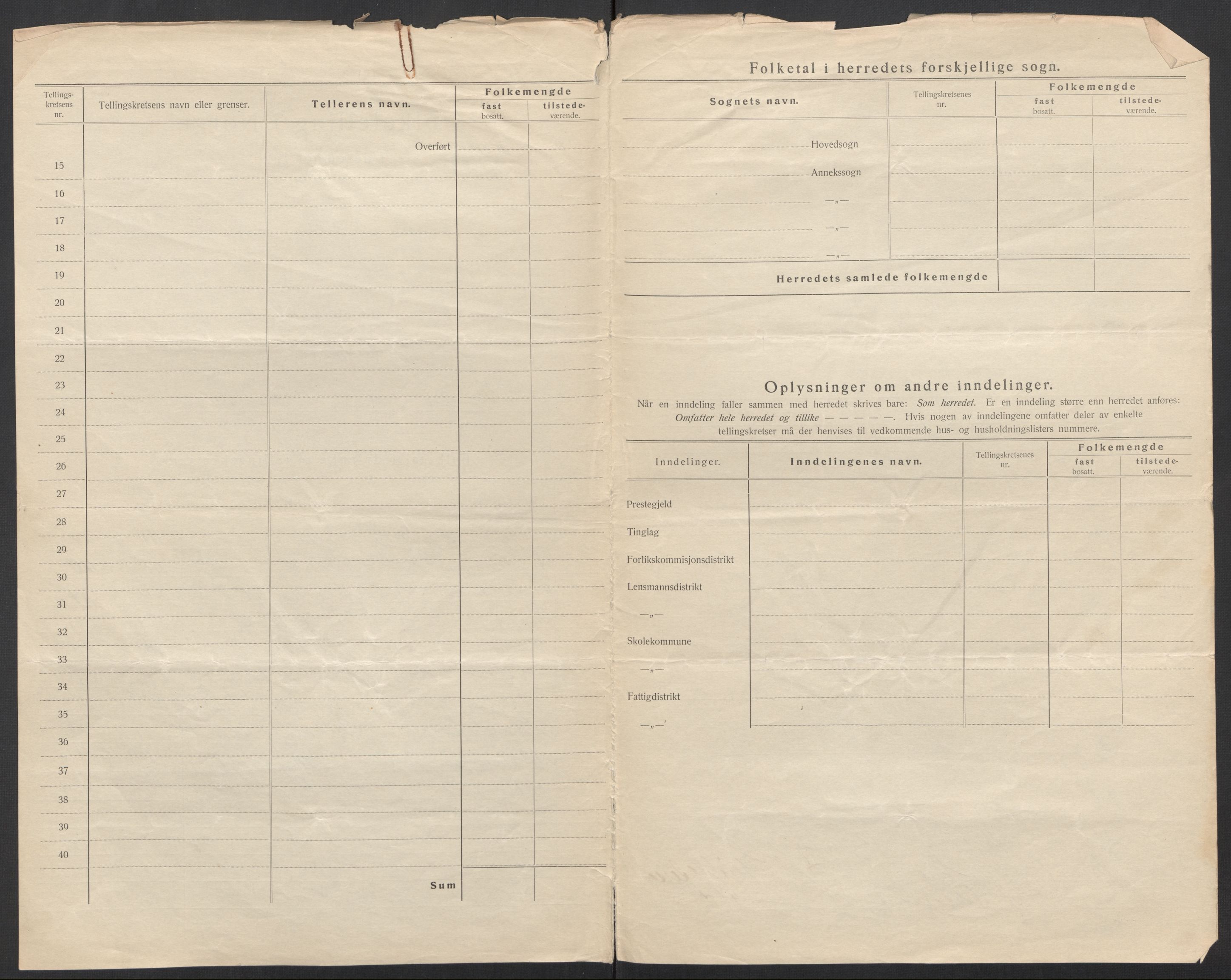 SAT, 1920 census for Beiarn, 1920, p. 4