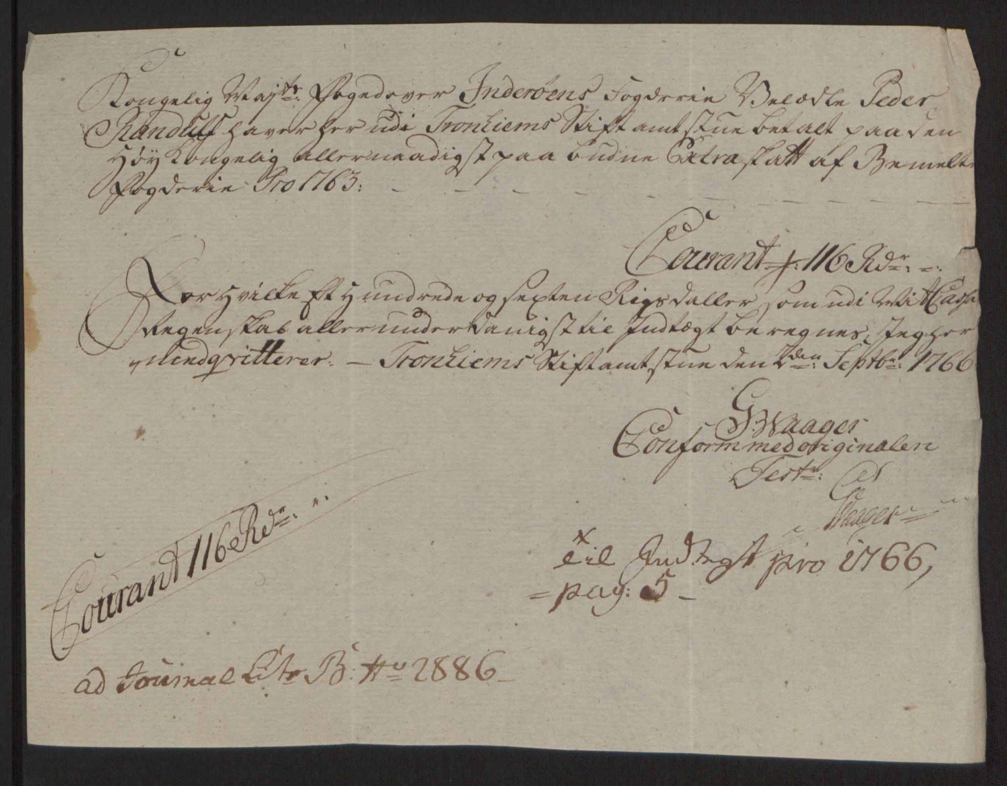 Rentekammeret inntil 1814, Reviderte regnskaper, Fogderegnskap, RA/EA-4092/R63/L4420: Ekstraskatten Inderøy, 1762-1772, p. 261