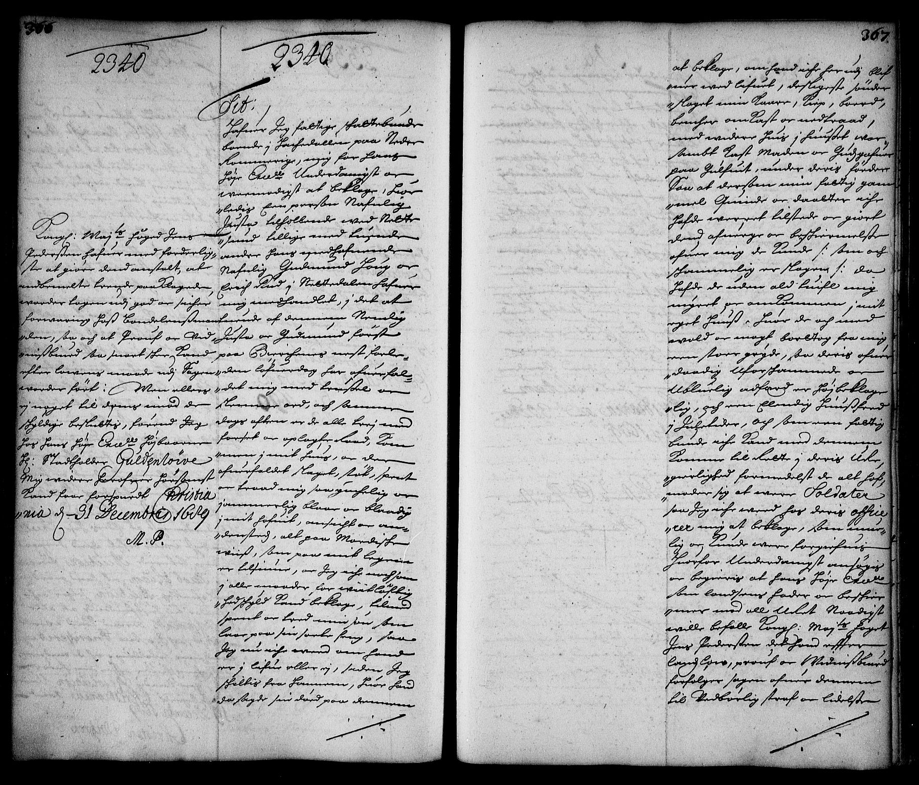 Stattholderembetet 1572-1771, AV/RA-EA-2870/Ae/L0007: Supplikasjons- og resolusjonsprotokoll, 1689-1691, p. 366-367