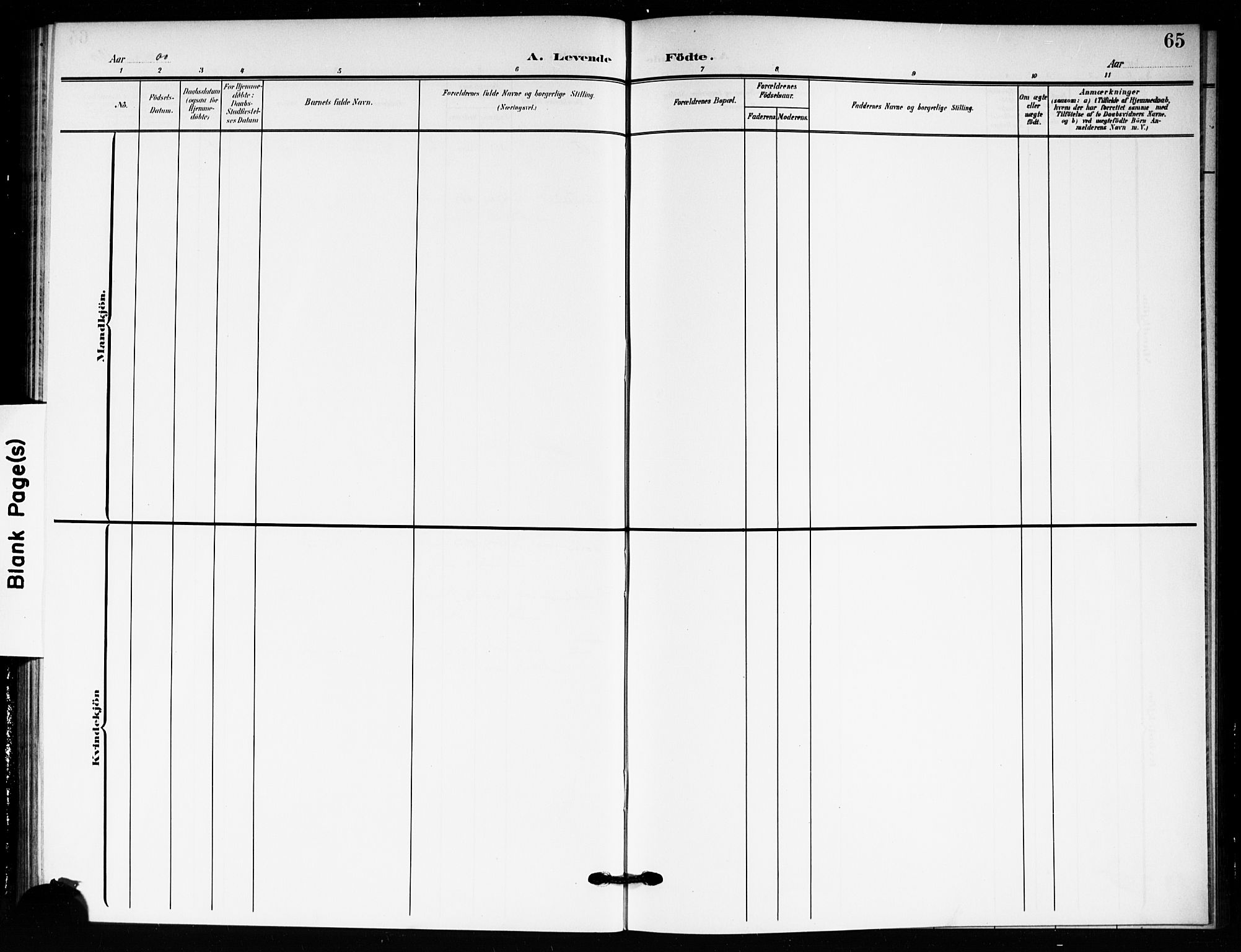 Drøbak prestekontor Kirkebøker, AV/SAO-A-10142a/F/Fc/L0001: Parish register (official) no. III 1, 1871-1900, p. 65