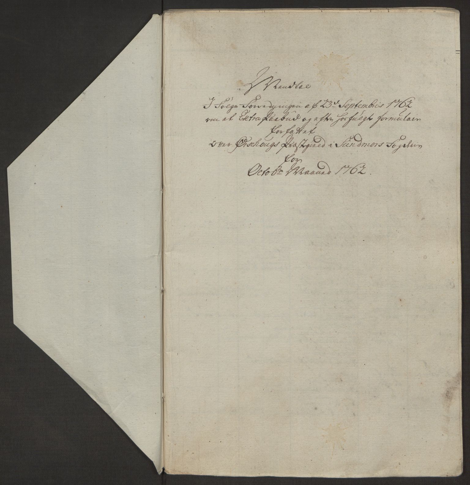 Rentekammeret inntil 1814, Realistisk ordnet avdeling, RA/EA-4070/Ol/L0019: [Gg 10]: Ekstraskatten, 23.09.1762. Sunnmøre, 1762-1763, p. 131