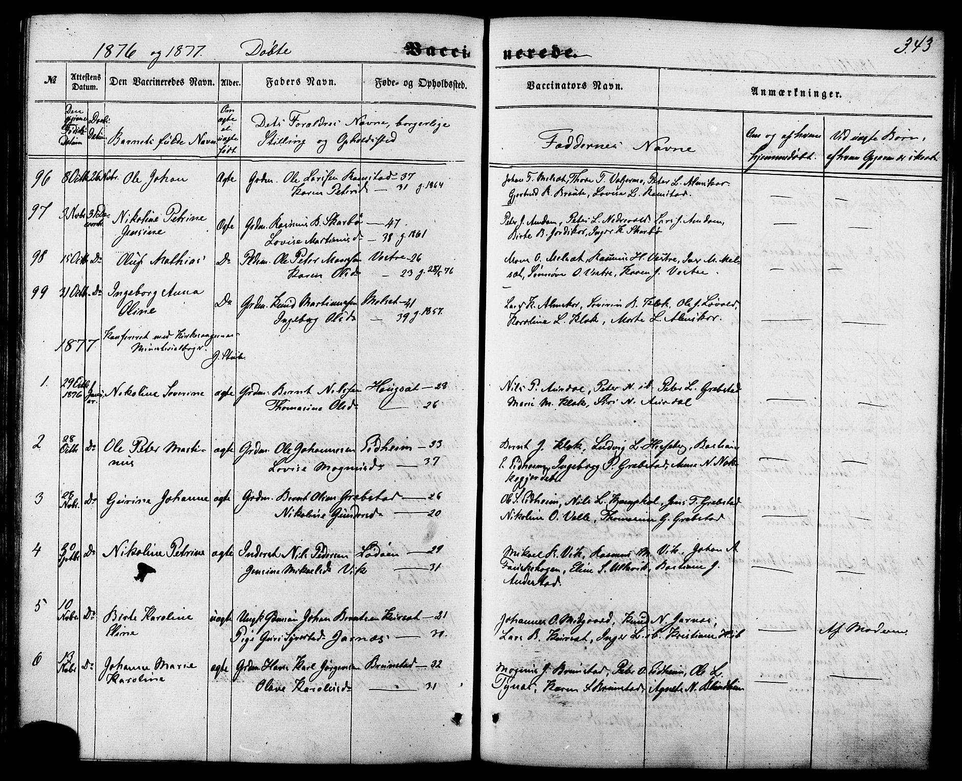 Ministerialprotokoller, klokkerbøker og fødselsregistre - Møre og Romsdal, SAT/A-1454/522/L0314: Parish register (official) no. 522A09, 1863-1877, p. 343