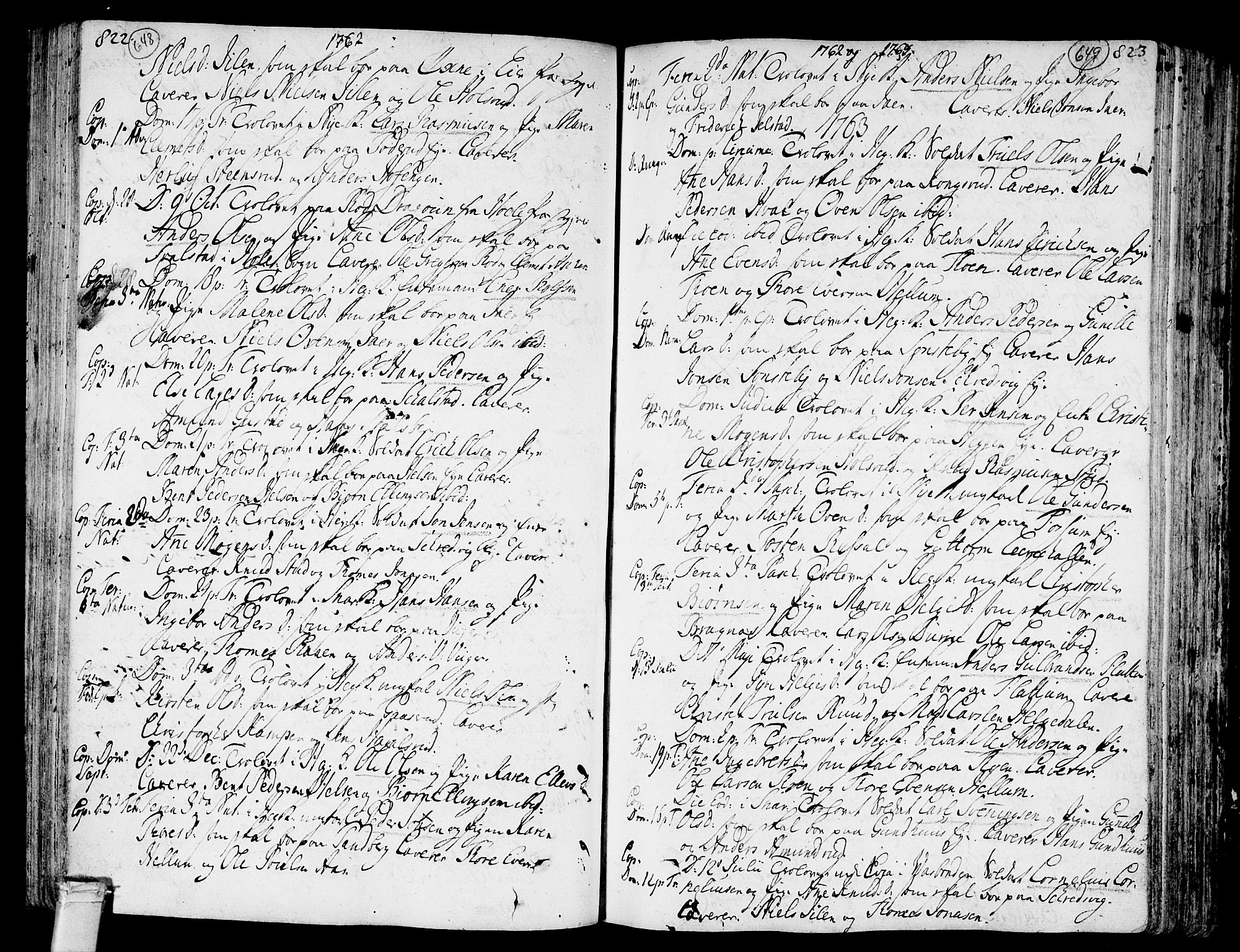 Modum kirkebøker, AV/SAKO-A-234/F/Fa/L0002: Parish register (official) no. 2, 1741-1782, p. 648-649