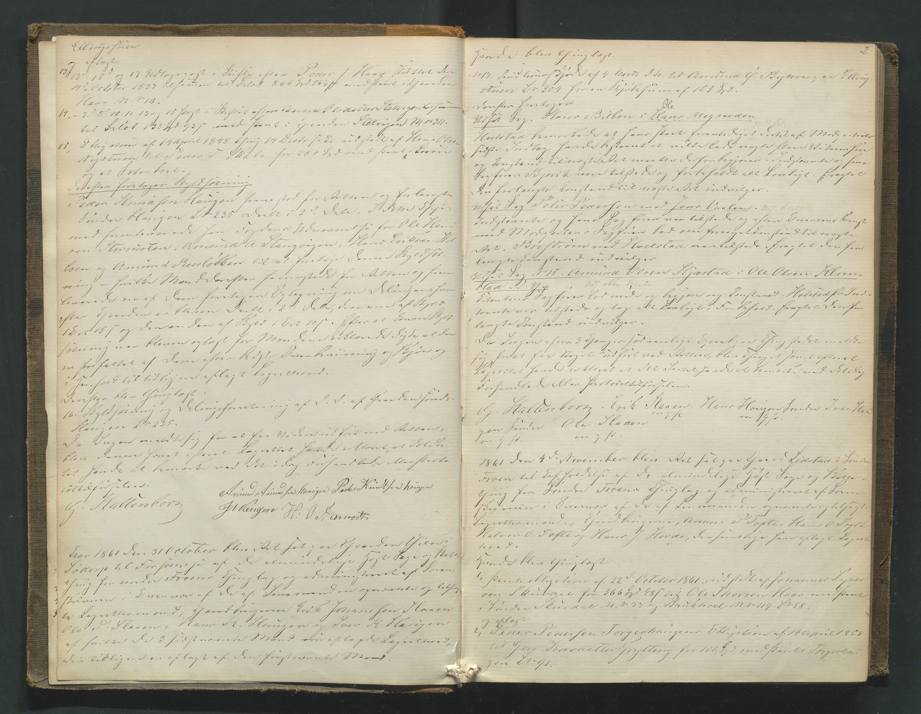 Mellom-Gudbrandsdal sorenskriveri, SAH/TING-038/G/Gb/L0003: Tingbok, 1861-1869, p. 1b-2a