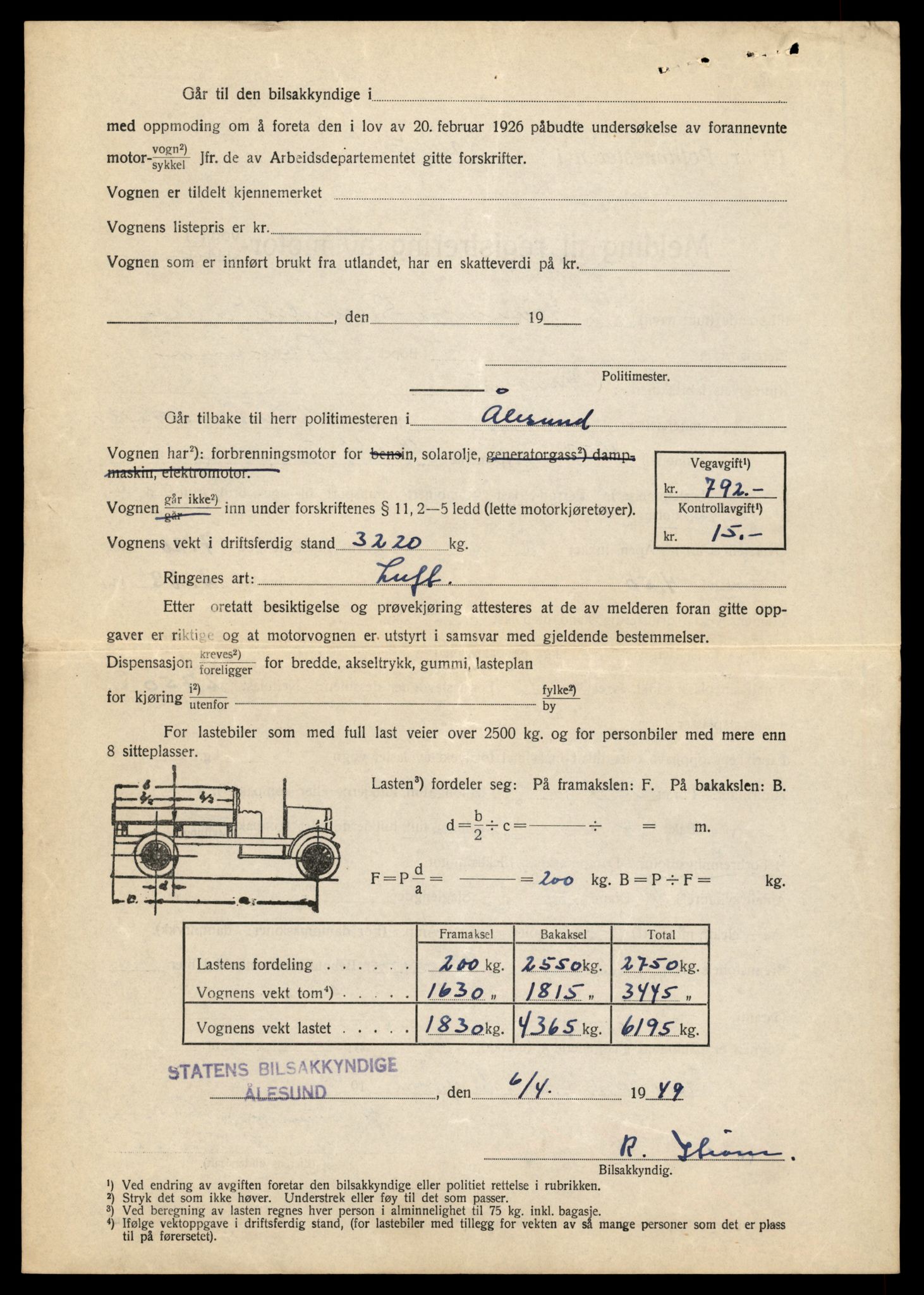 Møre og Romsdal vegkontor - Ålesund trafikkstasjon, AV/SAT-A-4099/F/Fe/L0010: Registreringskort for kjøretøy T 1050 - T 1169, 1927-1998, p. 1645