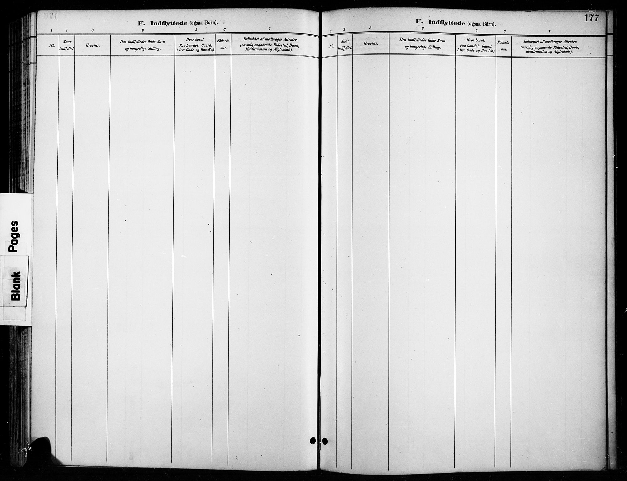 Vardal prestekontor, SAH/PREST-100/H/Ha/Haa/L0011: Parish register (official) no. 11, 1891-1901, p. 177