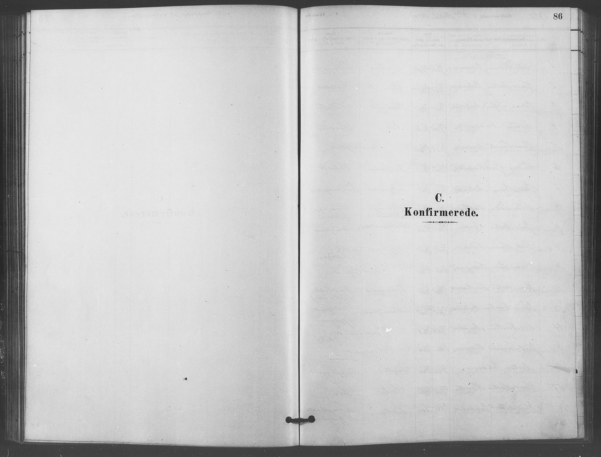 Kråkstad prestekontor Kirkebøker, SAO/A-10125a/F/Fb/L0001: Parish register (official) no. II 1, 1880-1892, p. 86