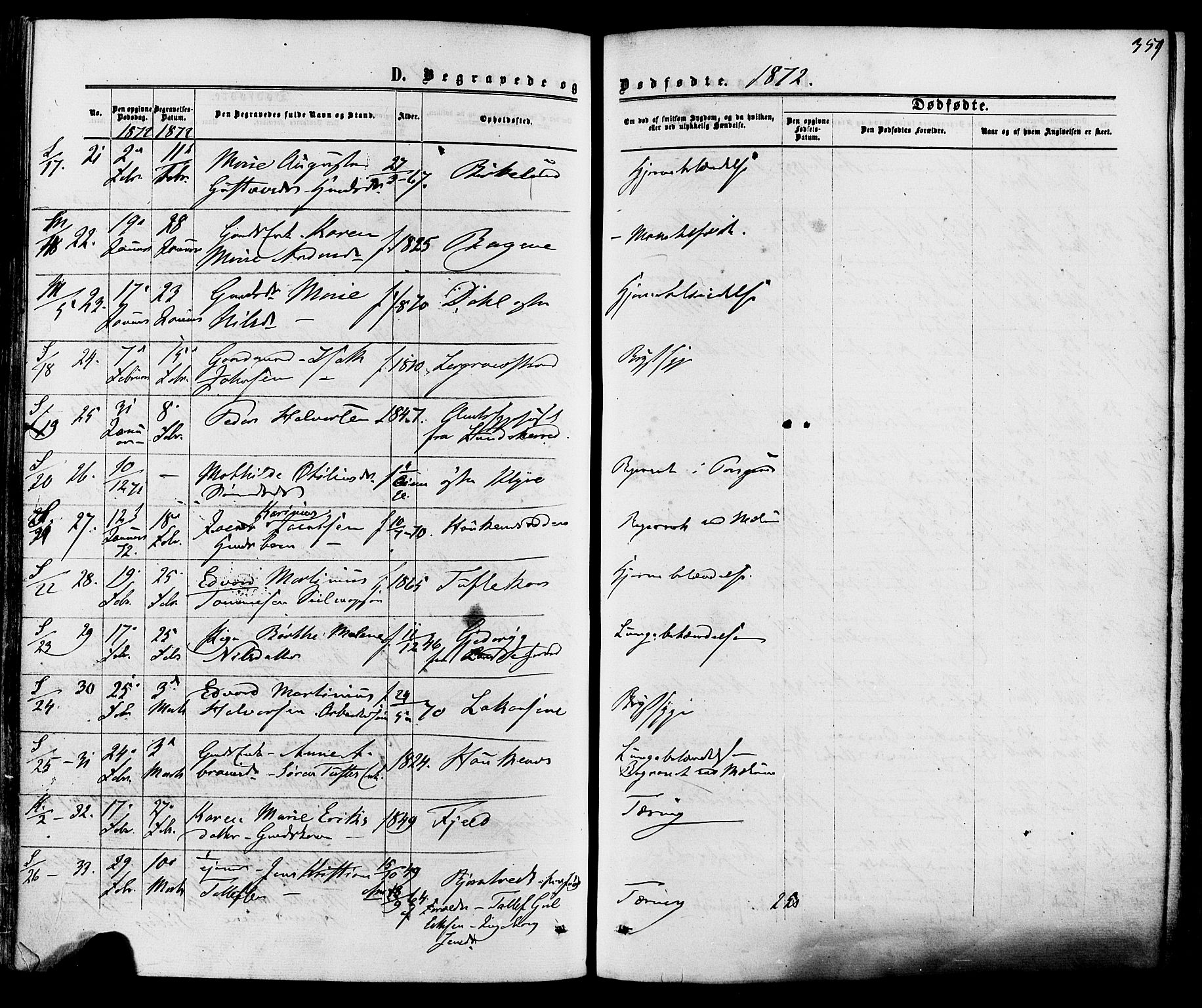 Solum kirkebøker, AV/SAKO-A-306/F/Fa/L0008: Parish register (official) no. I 8, 1865-1876, p. 359