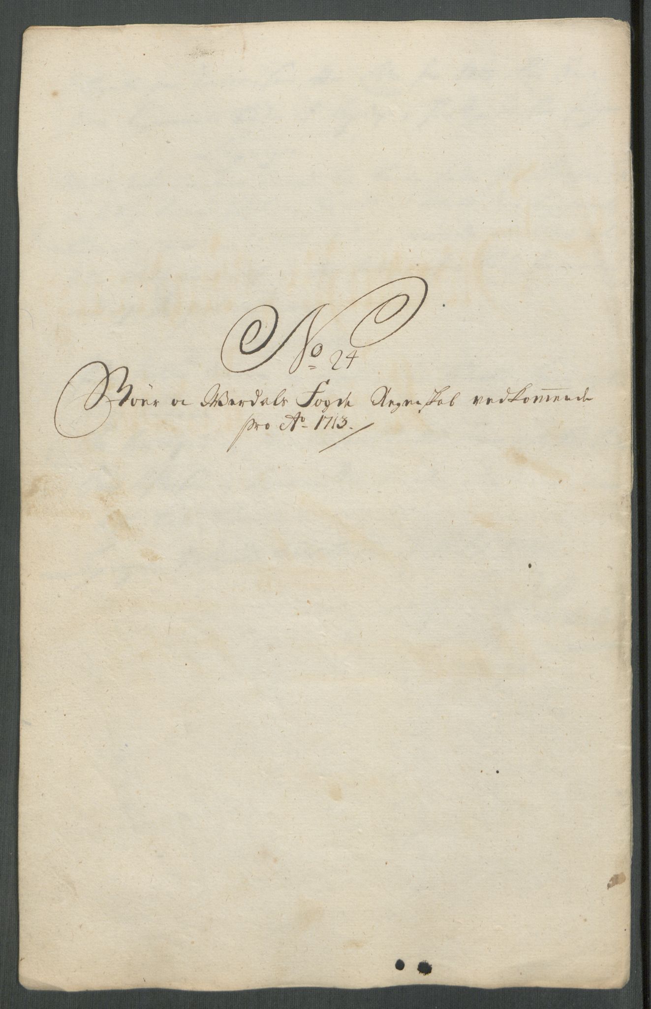 Rentekammeret inntil 1814, Reviderte regnskaper, Fogderegnskap, RA/EA-4092/R62/L4203: Fogderegnskap Stjørdal og Verdal, 1713, p. 245