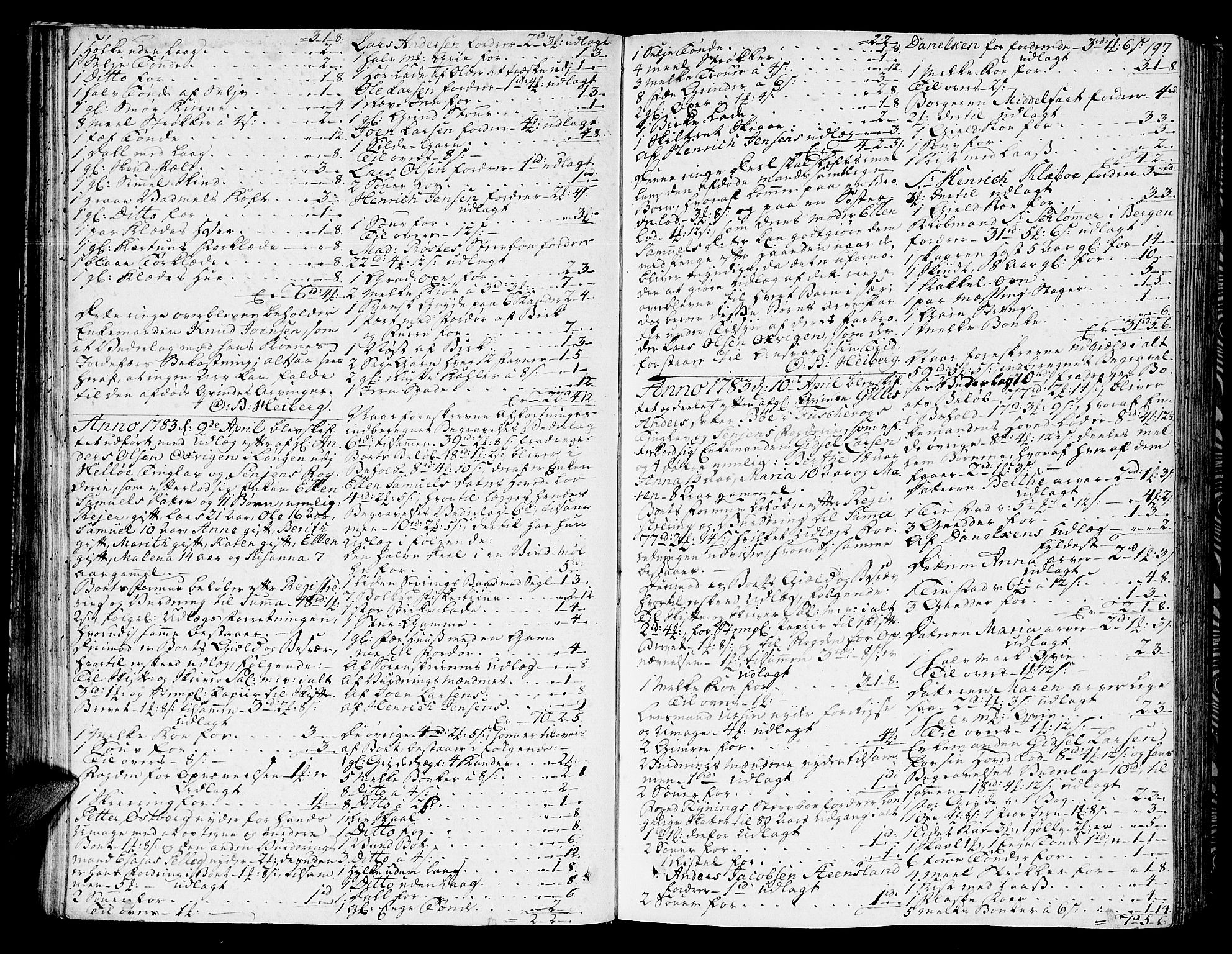 Senja og Tromsø sorenskriveri , AV/SATØ-SATØ-31/H/Hb/L0143: Skifteutlodningsprotokoll, 1776-1785, p. 196b-197a