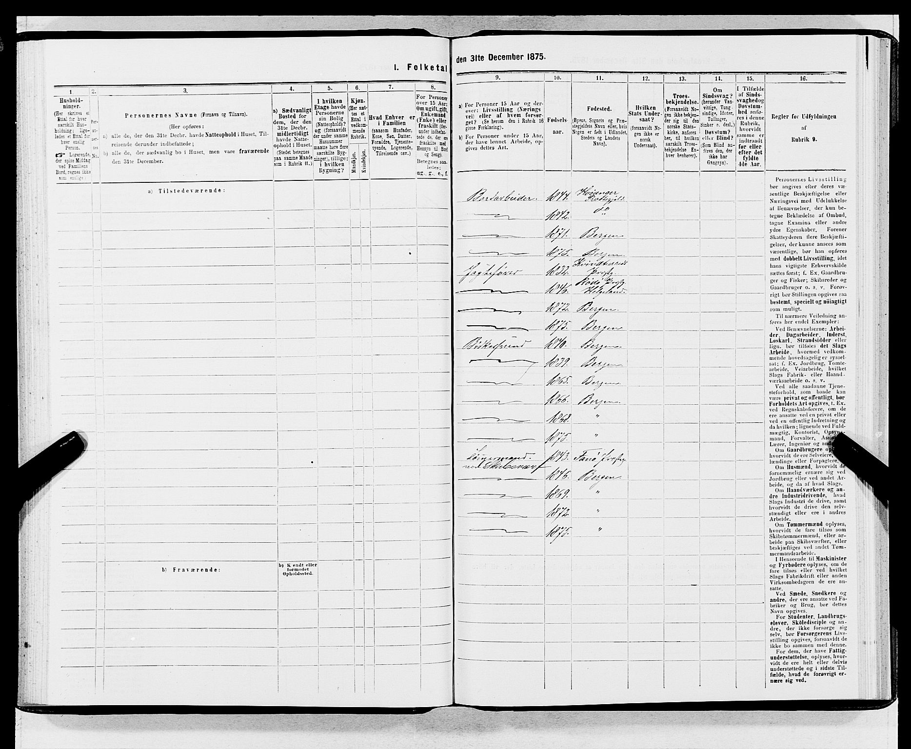 SAB, 1875 census for 1301 Bergen, 1875, p. 5557