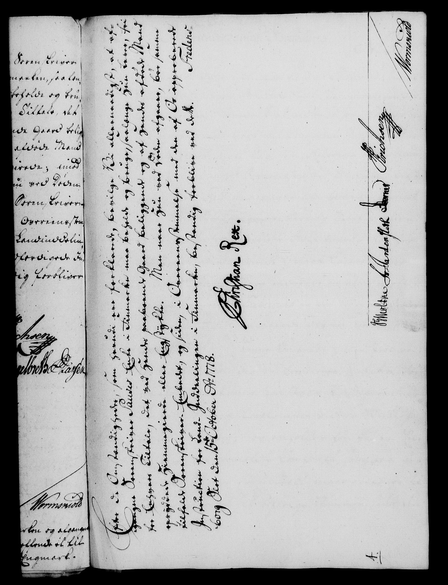 Rentekammeret, Kammerkanselliet, RA/EA-3111/G/Gf/Gfa/L0060: Norsk relasjons- og resolusjonsprotokoll (merket RK 52.60), 1778, p. 460