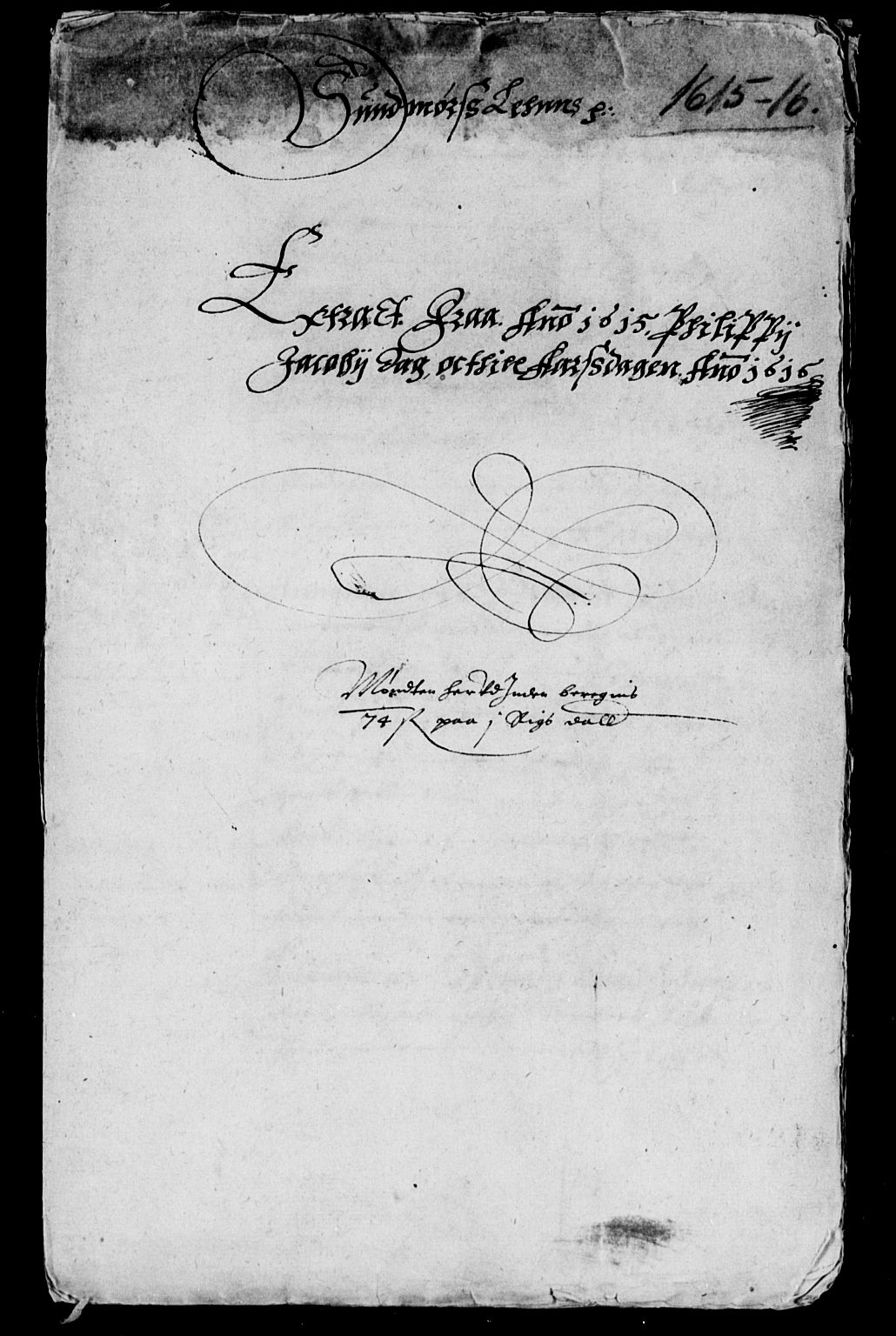 Rentekammeret inntil 1814, Reviderte regnskaper, Lensregnskaper, RA/EA-5023/R/Rb/Rbt/L0020: Bergenhus len, 1615-1617