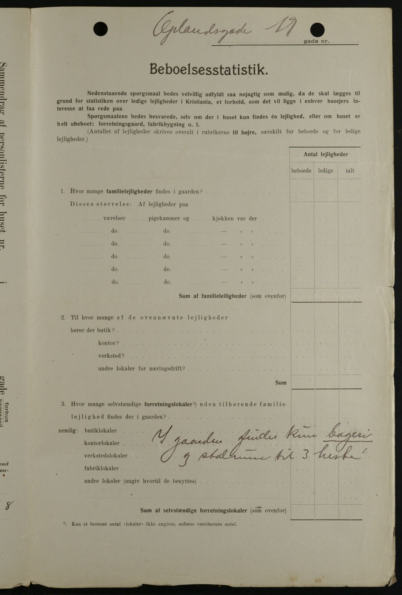 OBA, Municipal Census 1908 for Kristiania, 1908, p. 68010