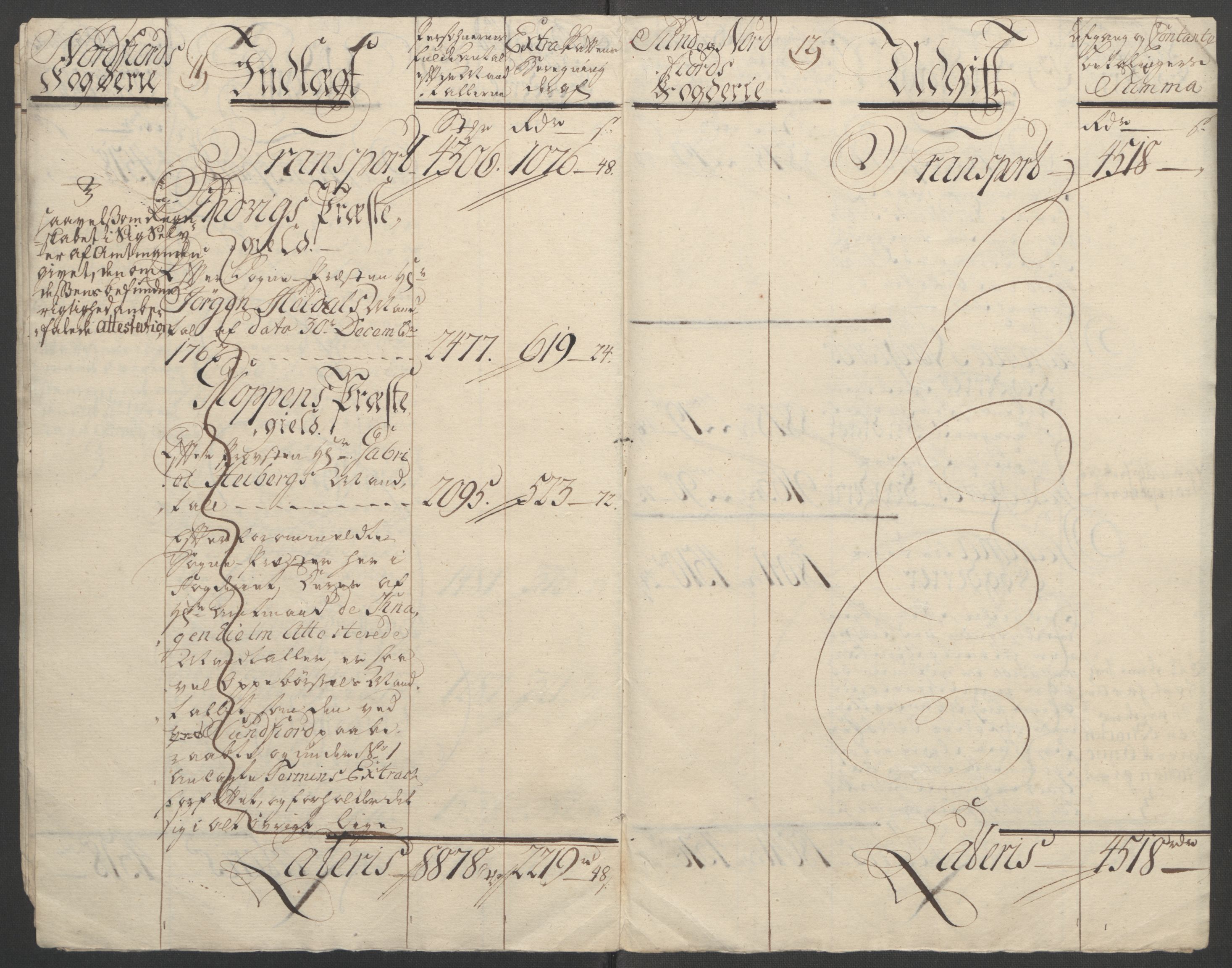 Rentekammeret inntil 1814, Reviderte regnskaper, Fogderegnskap, AV/RA-EA-4092/R53/L3550: Ekstraskatten Sunn- og Nordfjord, 1762-1771, p. 11