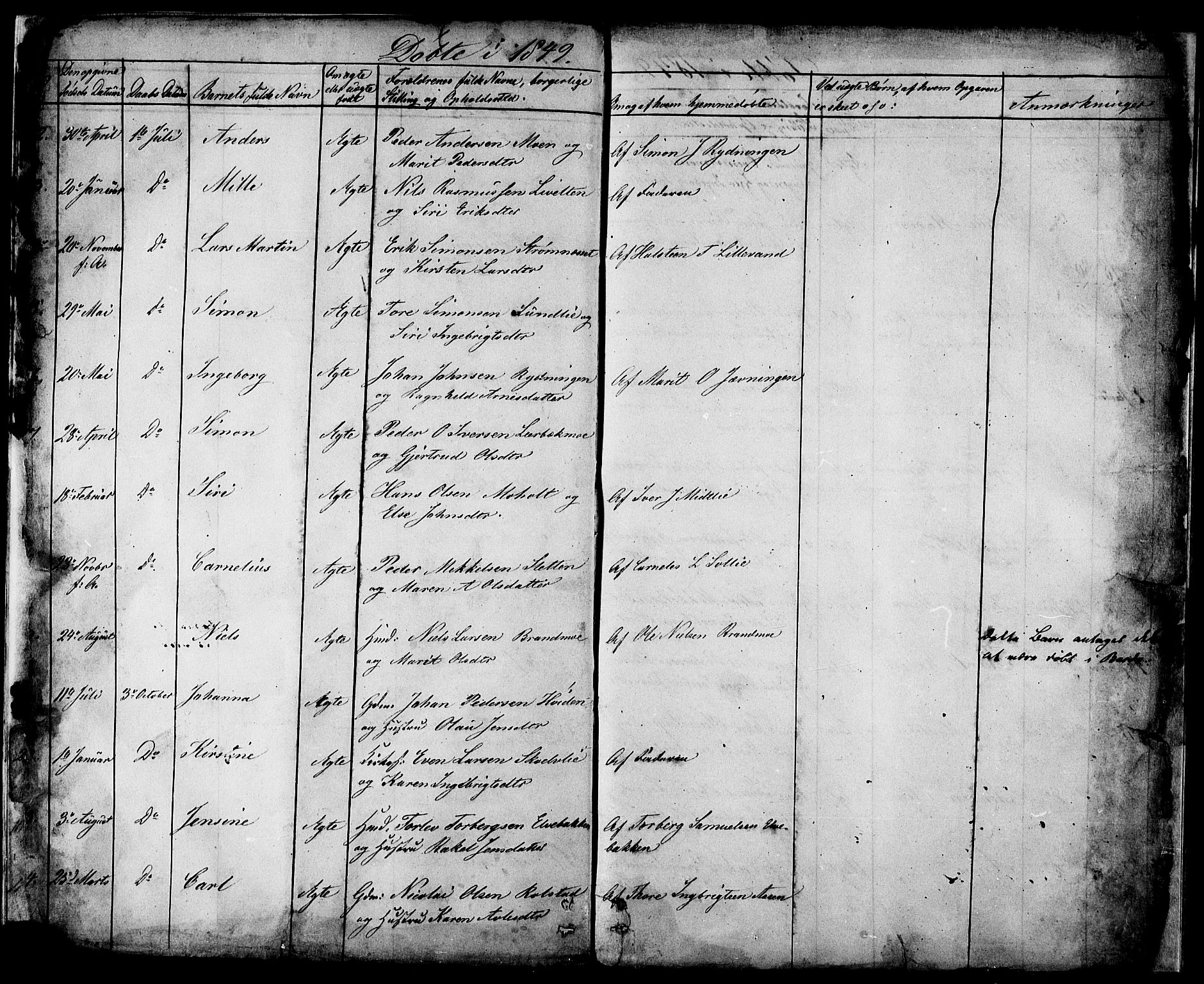 Målselv sokneprestembete, SATØ/S-1311/G/Ga/Gaa/L0002kirke: Parish register (official) no. 2, 1832-1850, p. 34-35