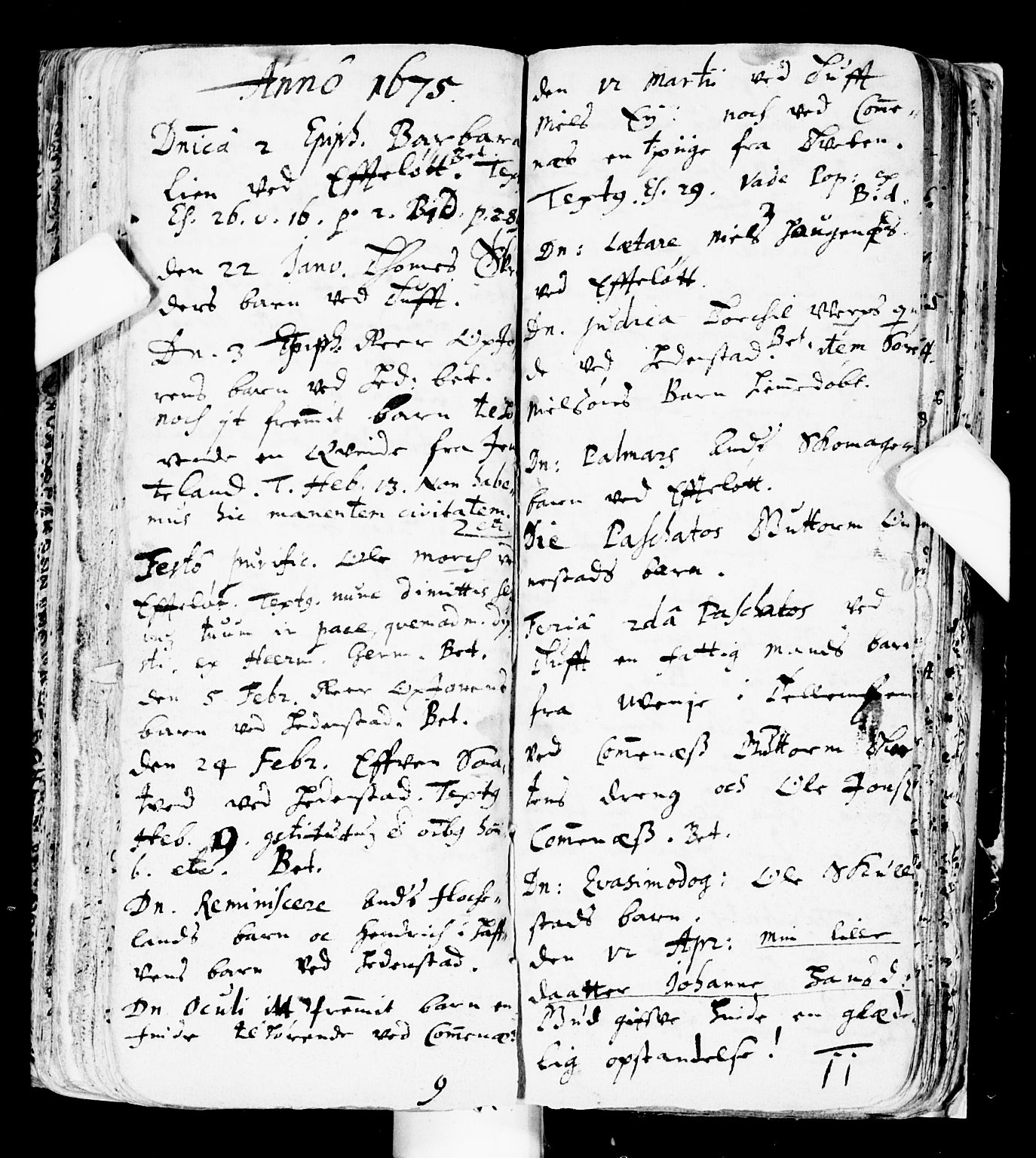 Sandsvær kirkebøker, AV/SAKO-A-244/F/Fa/L0001: Parish register (official) no. I 1, 1665-1725, p. 187