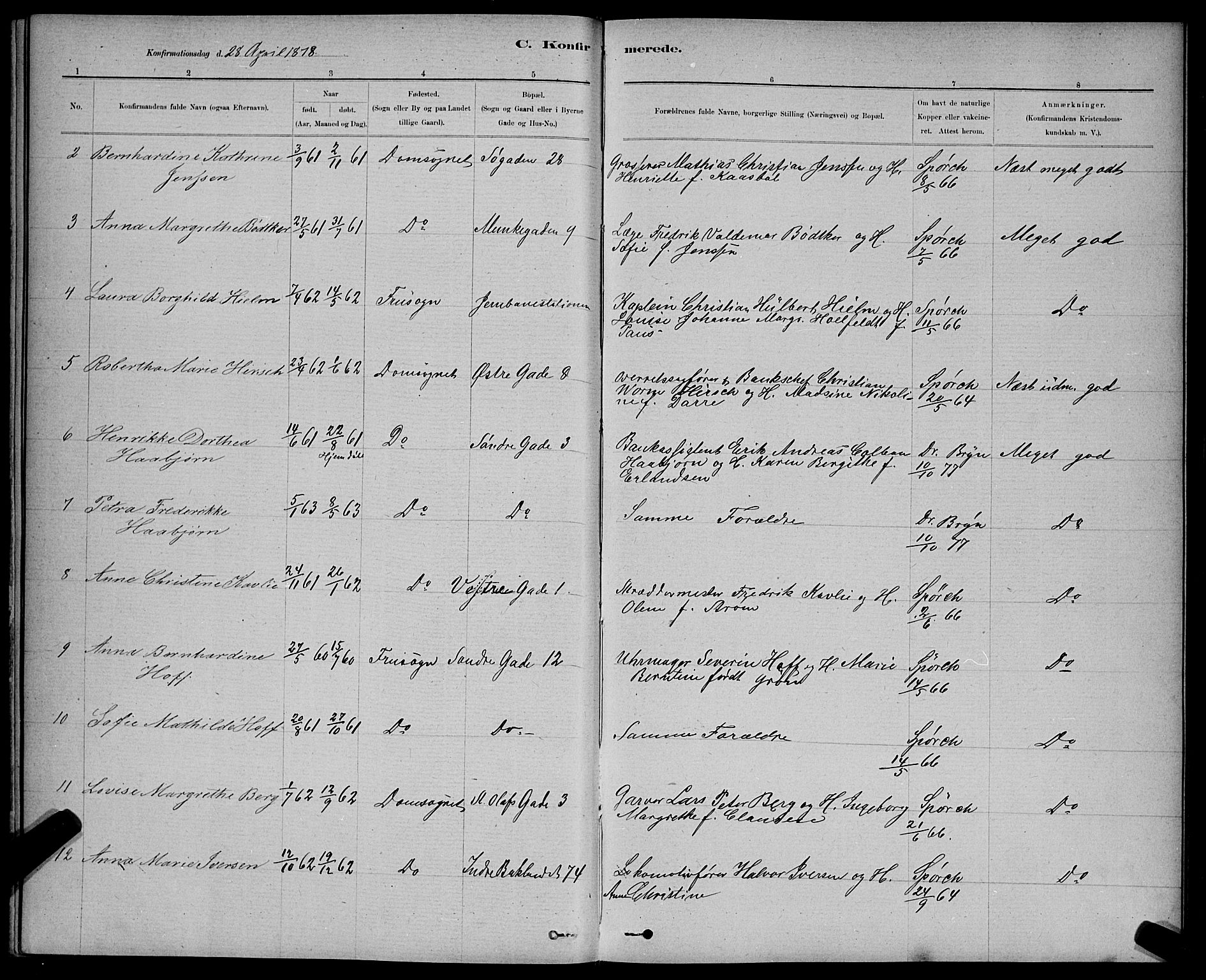 Ministerialprotokoller, klokkerbøker og fødselsregistre - Sør-Trøndelag, AV/SAT-A-1456/601/L0091: Parish register (copy) no. 601C09, 1878-1883