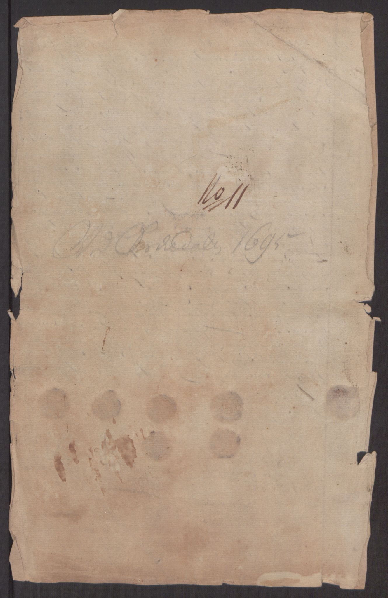 Rentekammeret inntil 1814, Reviderte regnskaper, Fogderegnskap, RA/EA-4092/R60/L3945: Fogderegnskap Orkdal og Gauldal, 1695, p. 245