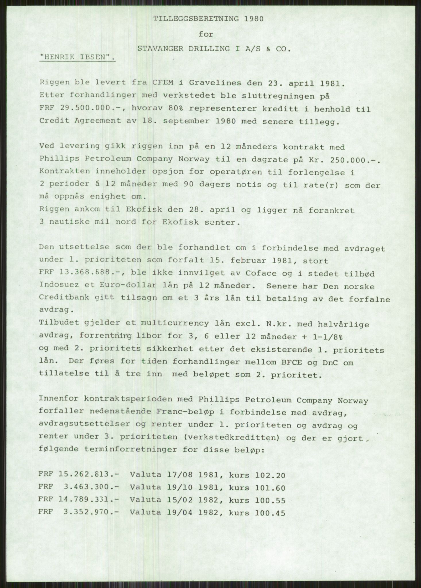 Pa 1503 - Stavanger Drilling AS, AV/SAST-A-101906/A/Ac/L0002: Årsberetninger, 1979-1982, p. 188