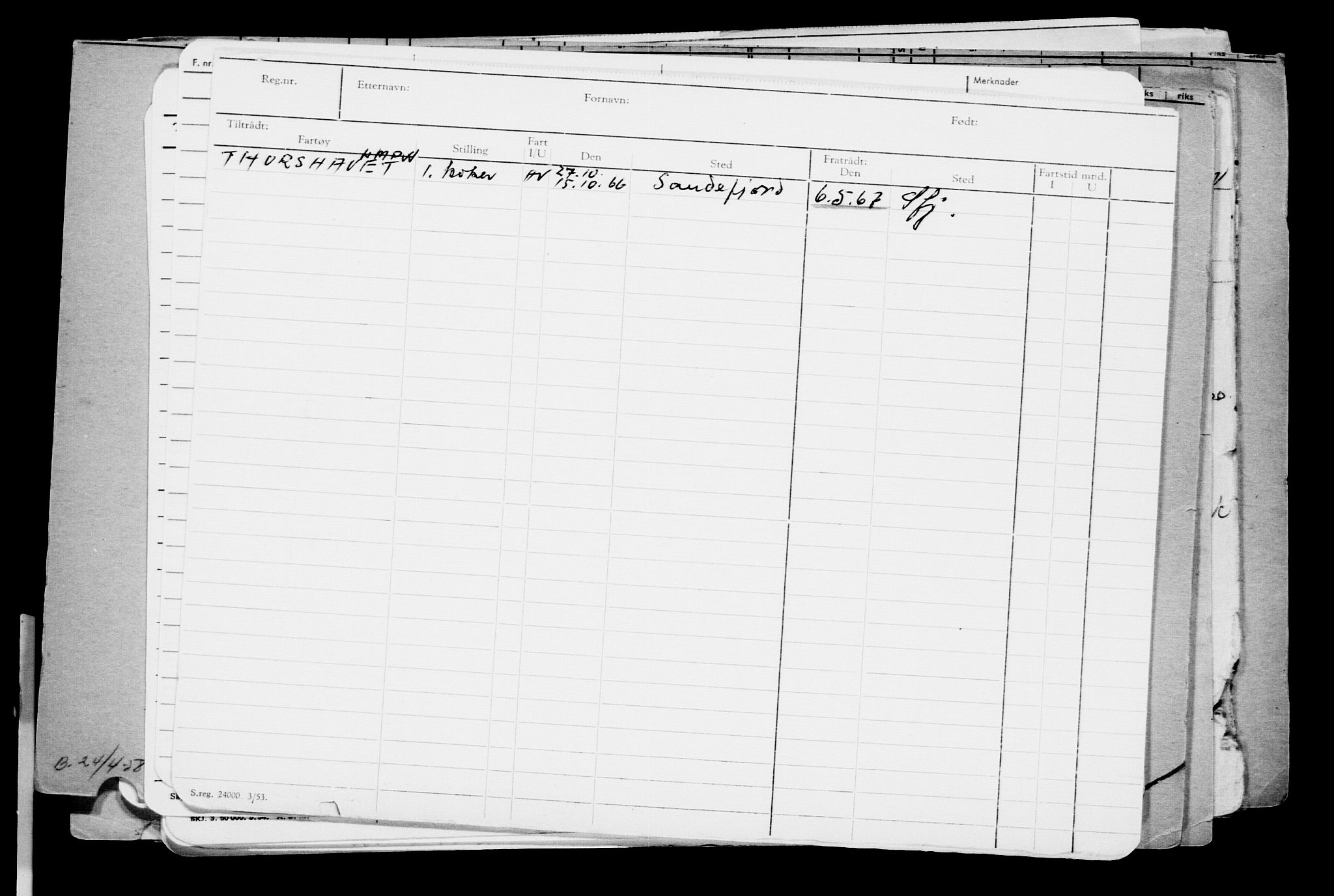 Direktoratet for sjømenn, AV/RA-S-3545/G/Gb/L0075: Hovedkort, 1908, p. 93