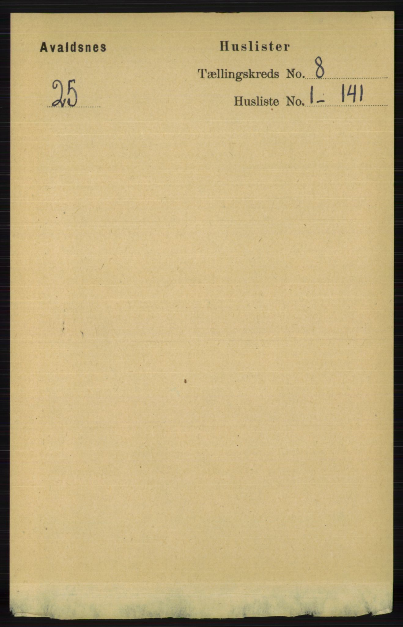RA, 1891 census for 1147 Avaldsnes, 1891, p. 4062