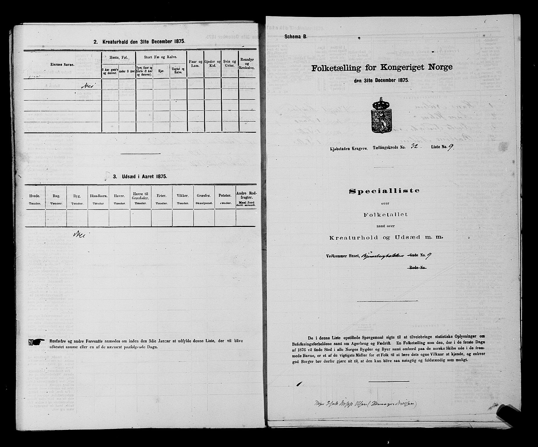 SAKO, 1875 census for 0801P Kragerø, 1875, p. 759