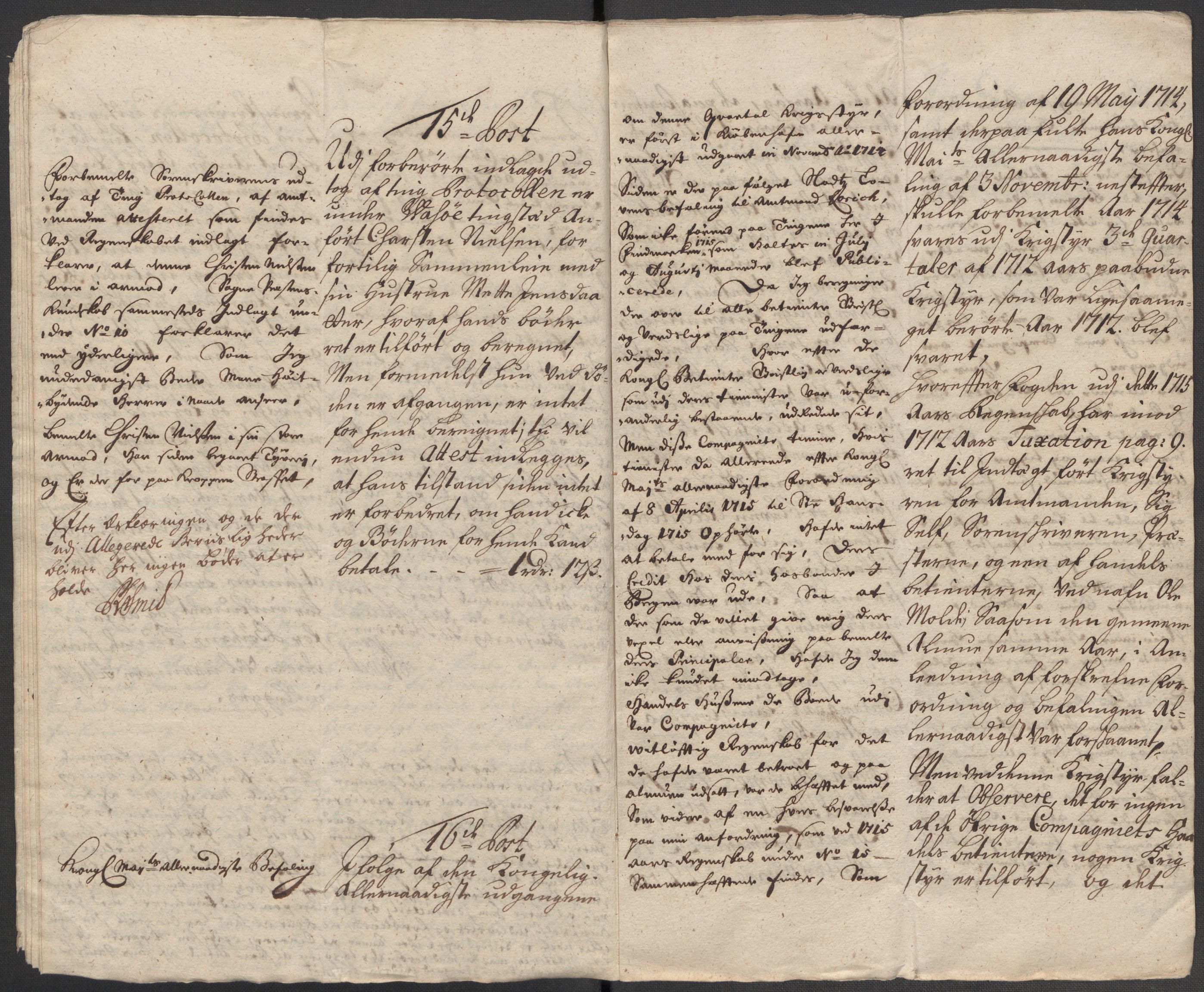 Rentekammeret inntil 1814, Reviderte regnskaper, Fogderegnskap, AV/RA-EA-4092/R69/L4856: Fogderegnskap Finnmark/Vardøhus, 1713-1715, p. 659