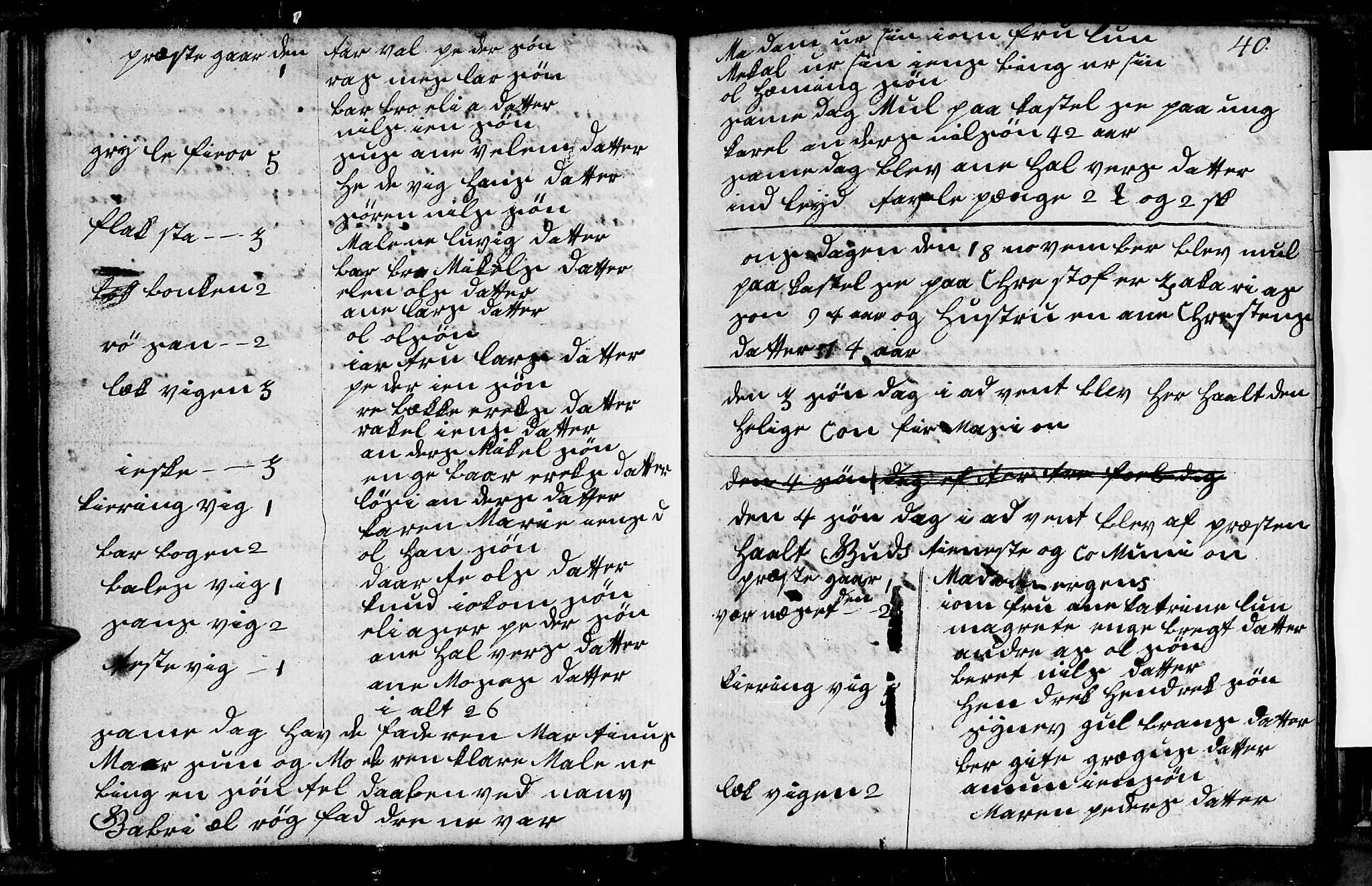 Berg sokneprestkontor, AV/SATØ-S-1318/G/Ga/Gab/L0010klokker: Parish register (copy) no. 10, 1783-1811, p. 40