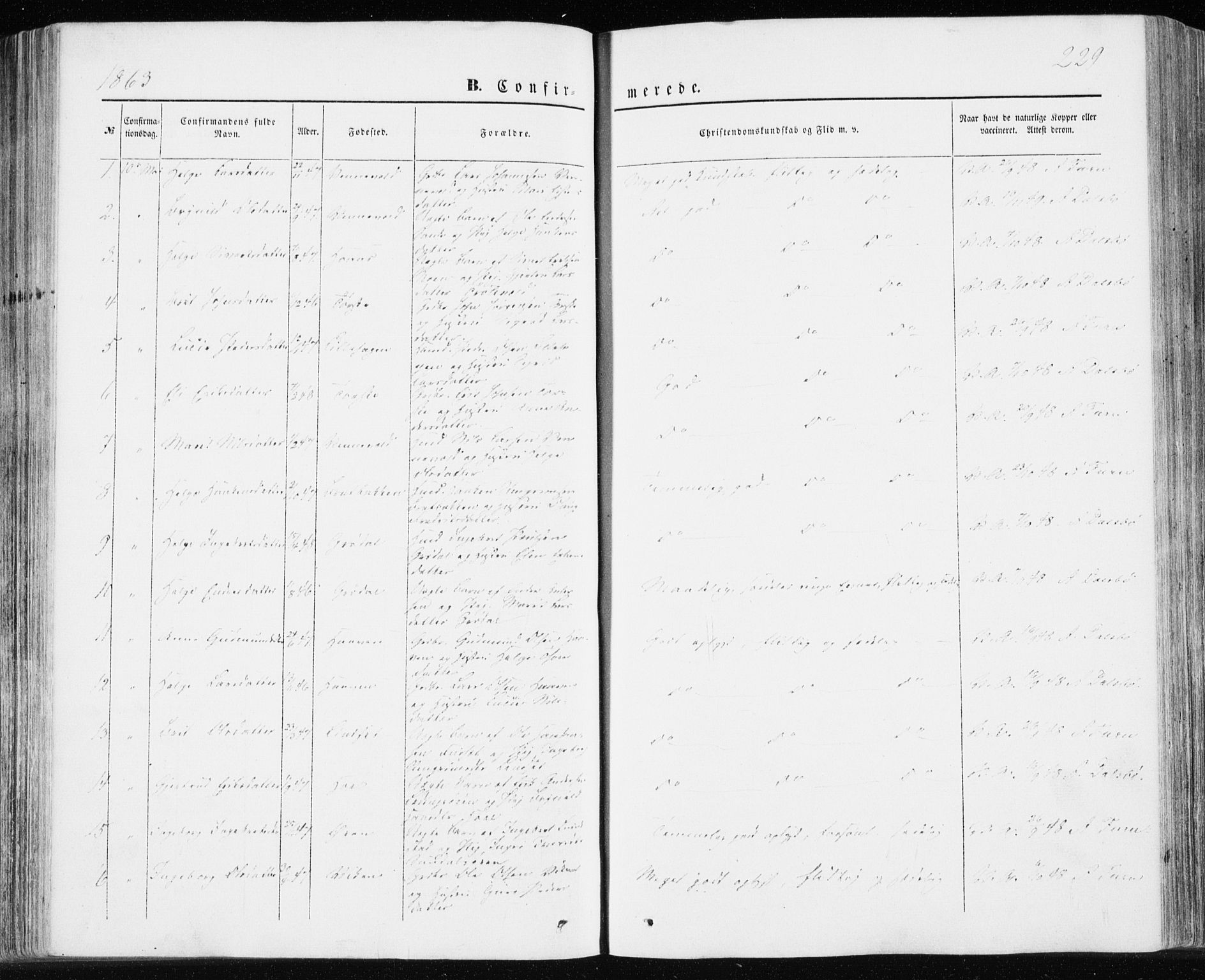 Ministerialprotokoller, klokkerbøker og fødselsregistre - Møre og Romsdal, AV/SAT-A-1454/590/L1013: Parish register (official) no. 590A05, 1847-1877, p. 229