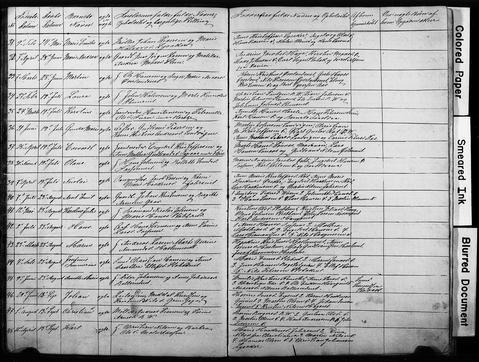 Asker prestekontor Kirkebøker, AV/SAO-A-10256a/G/Gc/L0001: Parish register (copy) no. III 1, 1854-1873