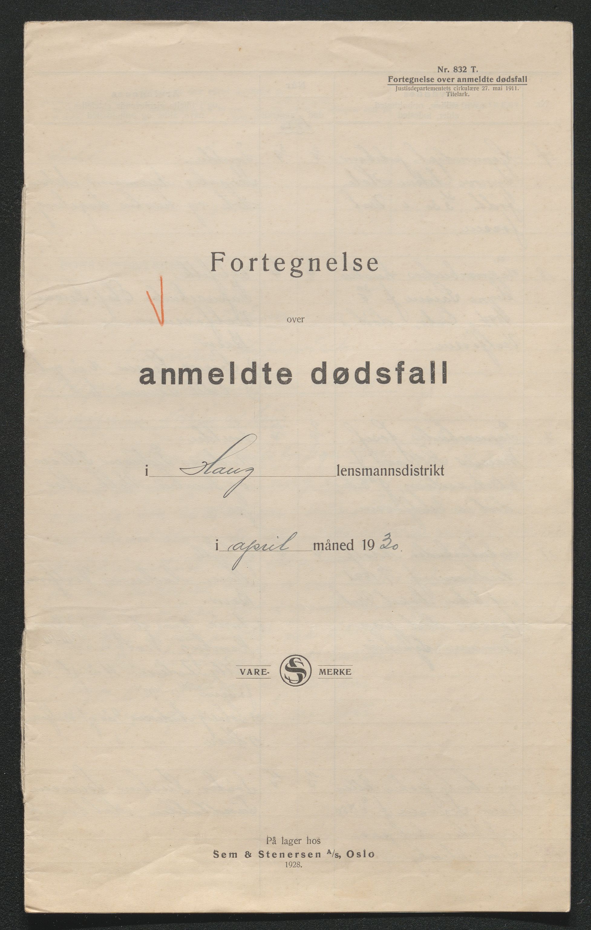 Eiker, Modum og Sigdal sorenskriveri, AV/SAKO-A-123/H/Ha/Hab/L0046: Dødsfallsmeldinger, 1930-1931, p. 171