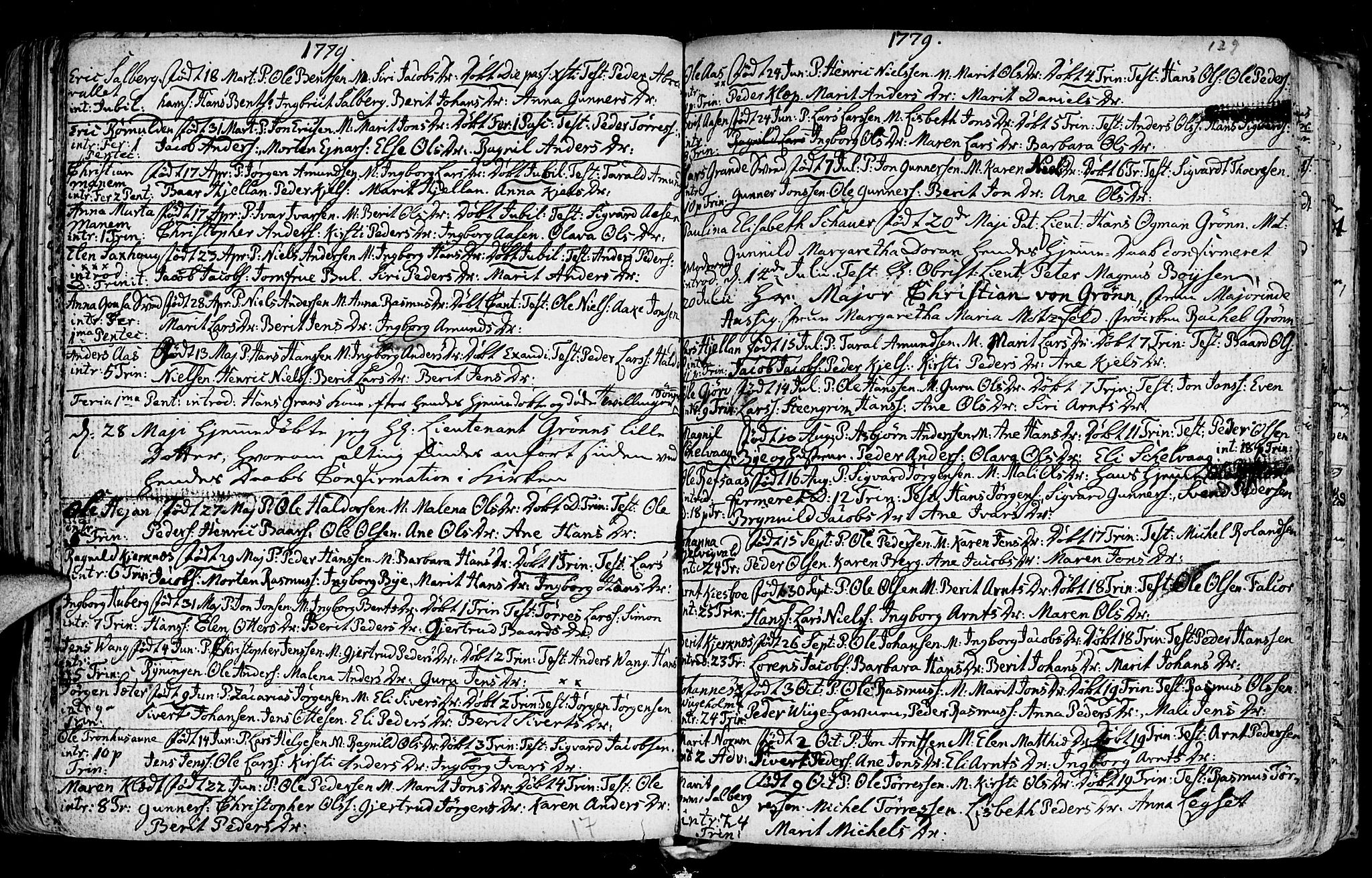 Ministerialprotokoller, klokkerbøker og fødselsregistre - Nord-Trøndelag, SAT/A-1458/730/L0273: Parish register (official) no. 730A02, 1762-1802, p. 129