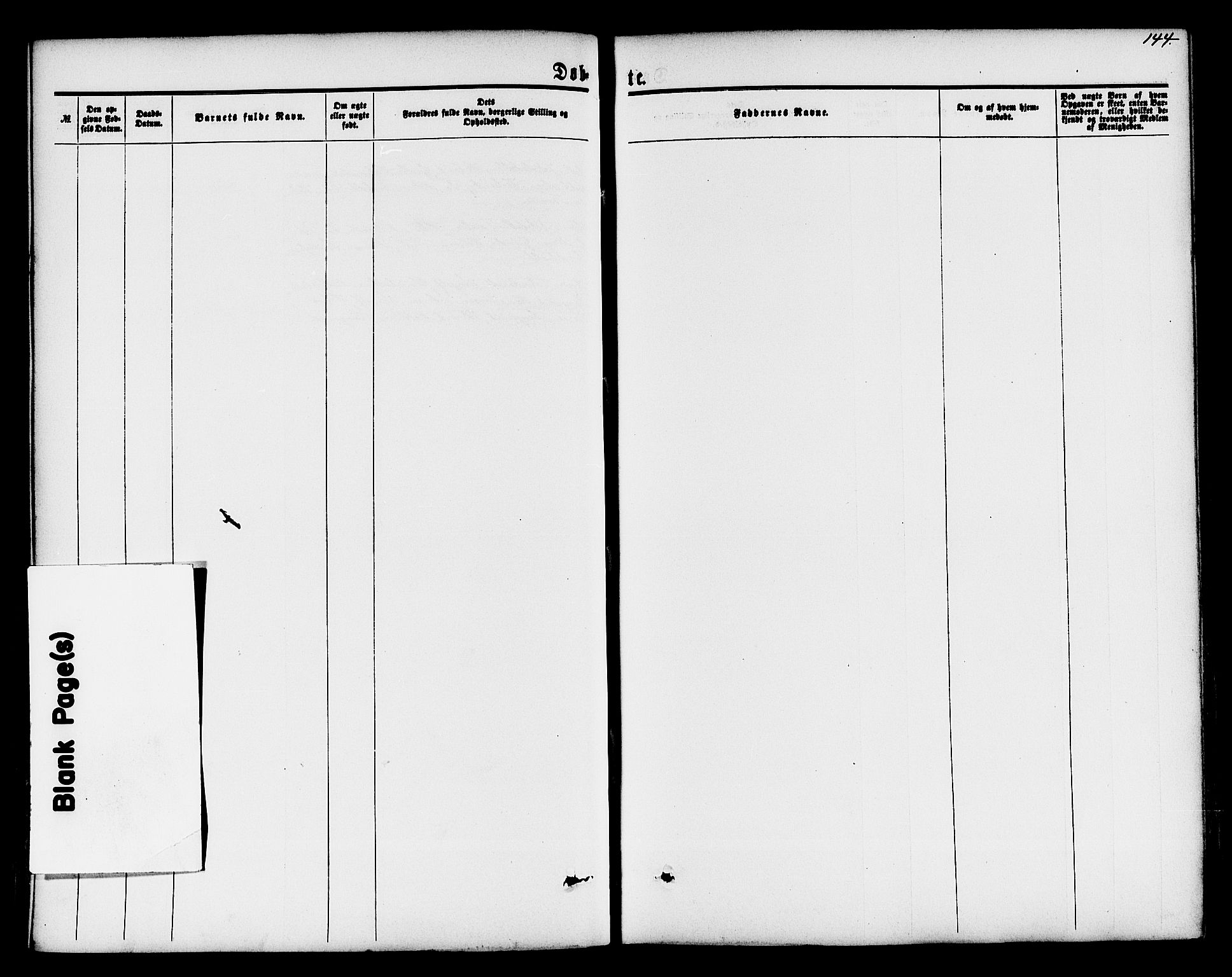 Lardal kirkebøker, AV/SAKO-A-350/F/Fa/L0007: Parish register (official) no. I 7, 1861-1880, p. 144