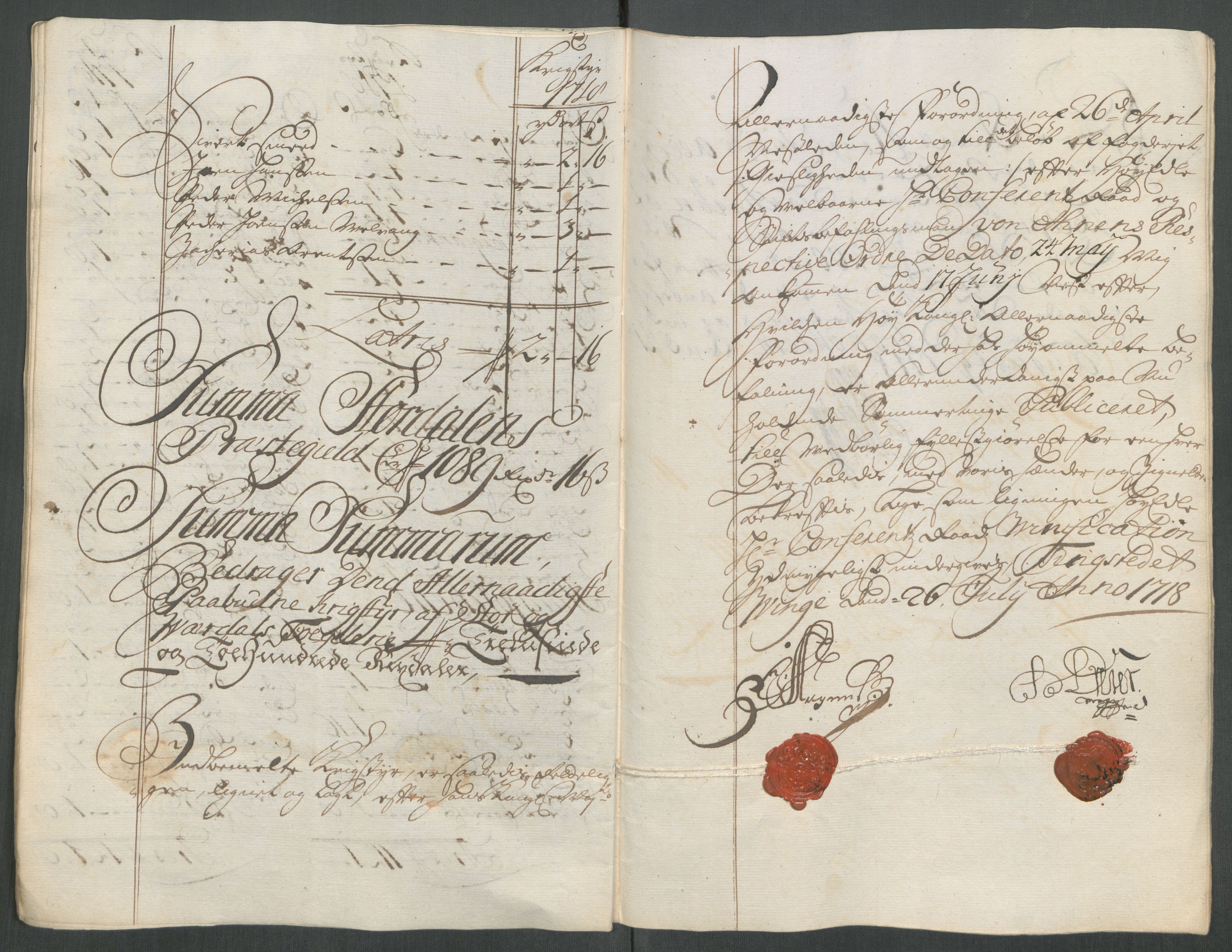 Rentekammeret inntil 1814, Reviderte regnskaper, Fogderegnskap, RA/EA-4092/R62/L4208: Fogderegnskap Stjørdal og Verdal, 1718, p. 174