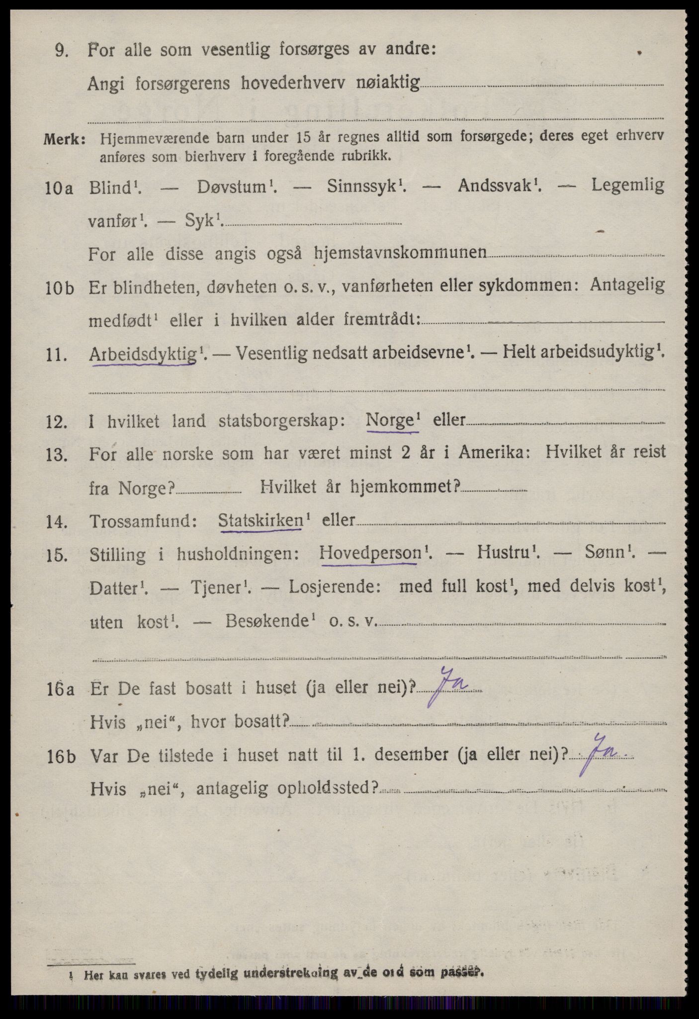 SAT, 1920 census for Haram, 1920, p. 5036