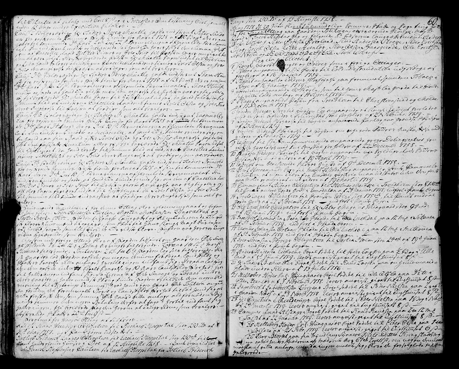 Romsdal sorenskriveri, SAT/A-4149/1/1/1A/L0014: Tingbok, 1757-1765, p. 60