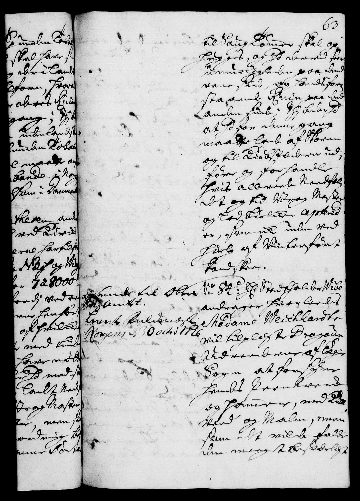 Rentekammeret, Kammerkanselliet, RA/EA-3111/G/Gh/Gha/L0009: Norsk ekstraktmemorialprotokoll (merket RK 53.54), 1726-1728, p. 63