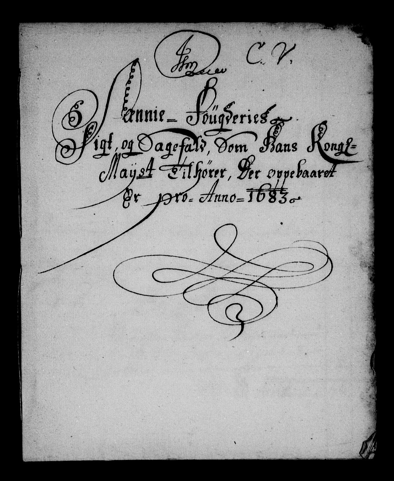 Rentekammeret inntil 1814, Reviderte regnskaper, Stiftamtstueregnskaper, Trondheim stiftamt og Nordland amt, AV/RA-EA-6044/R/Rg/L0074: Trondheim stiftamt og Nordland amt, 1683