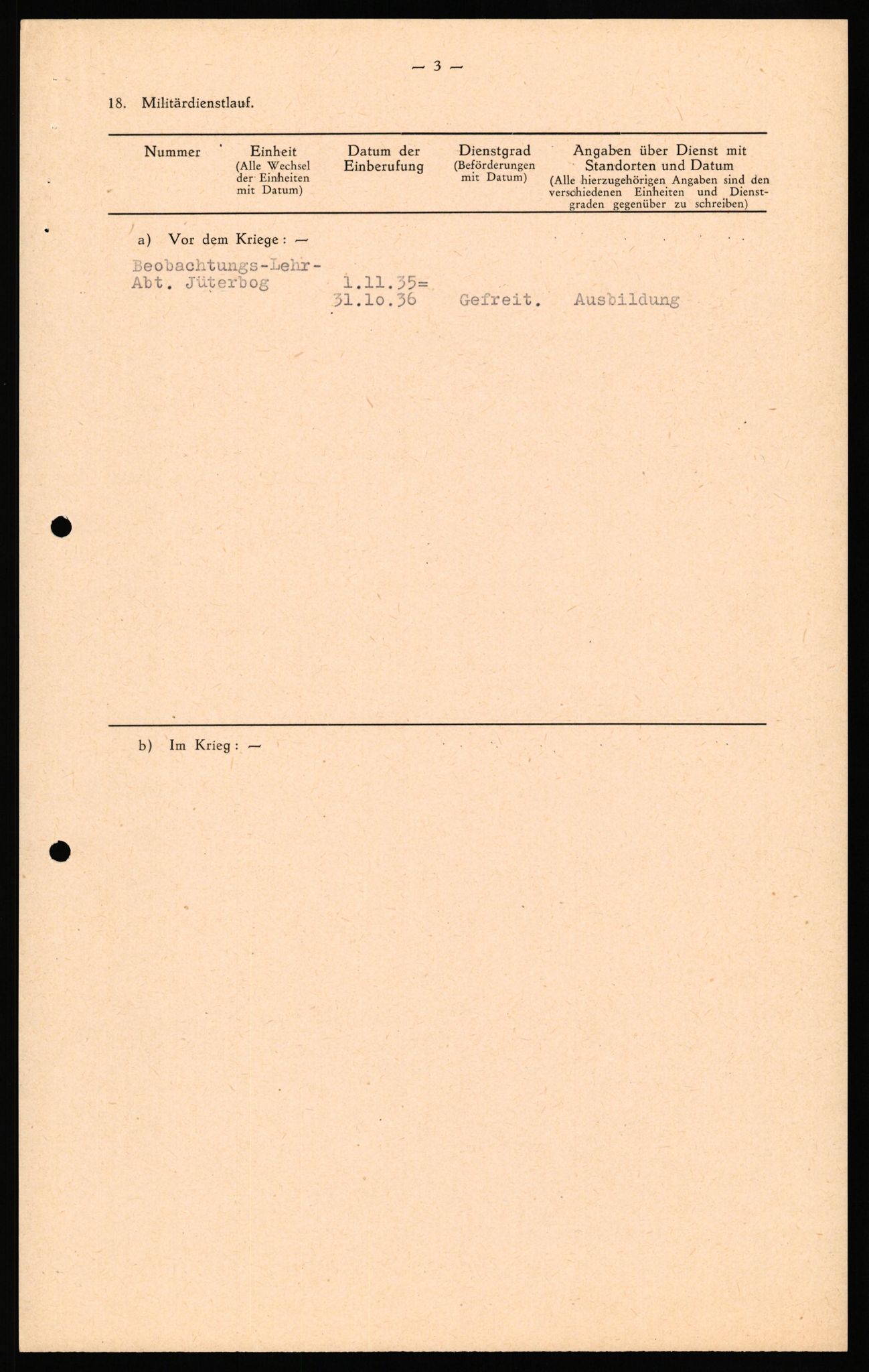 Forsvaret, Forsvarets overkommando II, AV/RA-RAFA-3915/D/Db/L0033: CI Questionaires. Tyske okkupasjonsstyrker i Norge. Tyskere., 1945-1946, p. 4