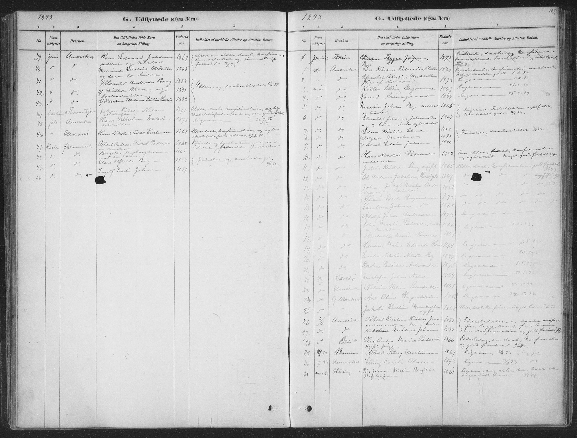 Ministerialprotokoller, klokkerbøker og fødselsregistre - Nordland, SAT/A-1459/843/L0627: Parish register (official) no. 843A02, 1878-1908, p. 182