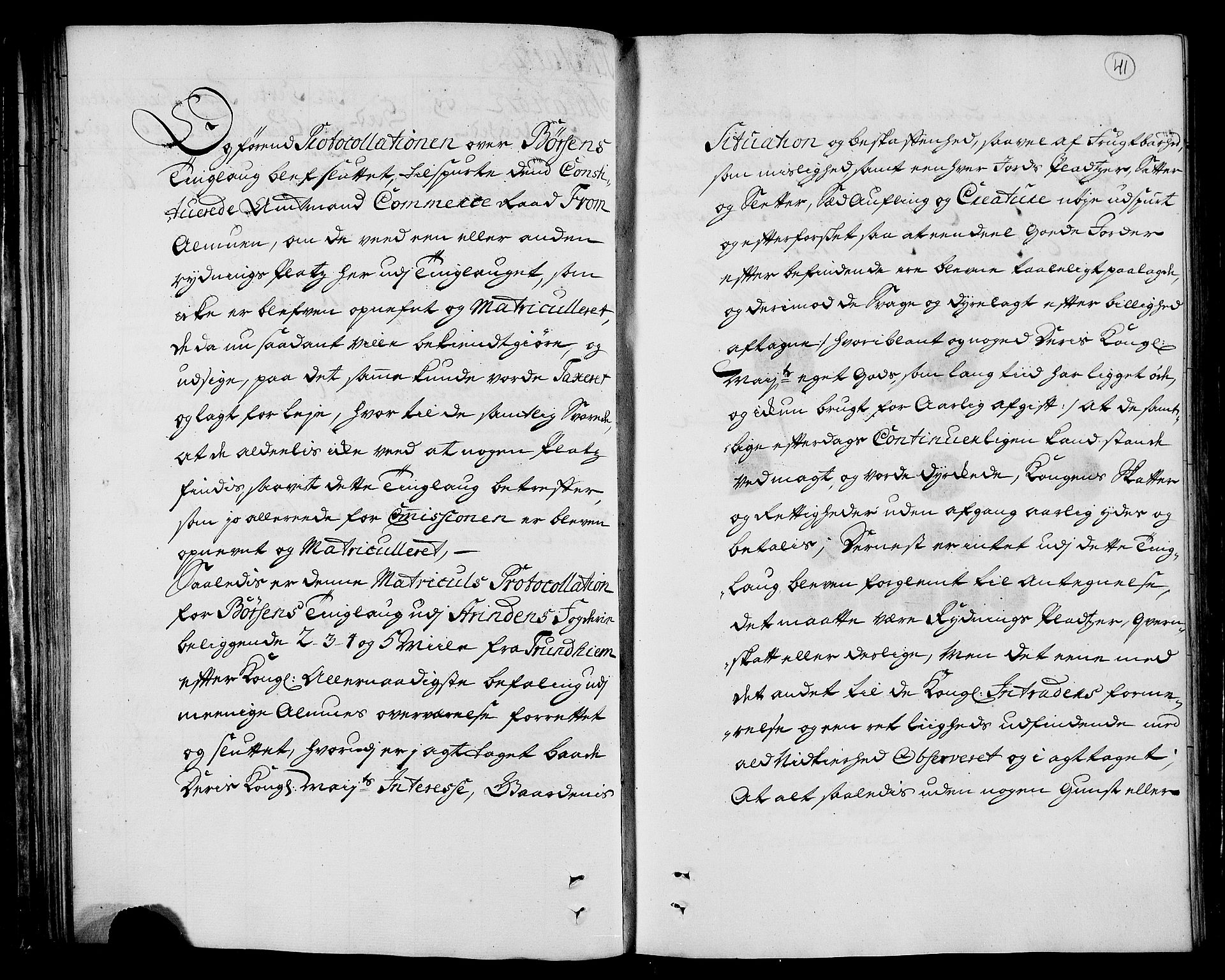 Rentekammeret inntil 1814, Realistisk ordnet avdeling, RA/EA-4070/N/Nb/Nbf/L0160: Strinda og Selbu eksaminasjonsprotokoll, 1723, p. 42