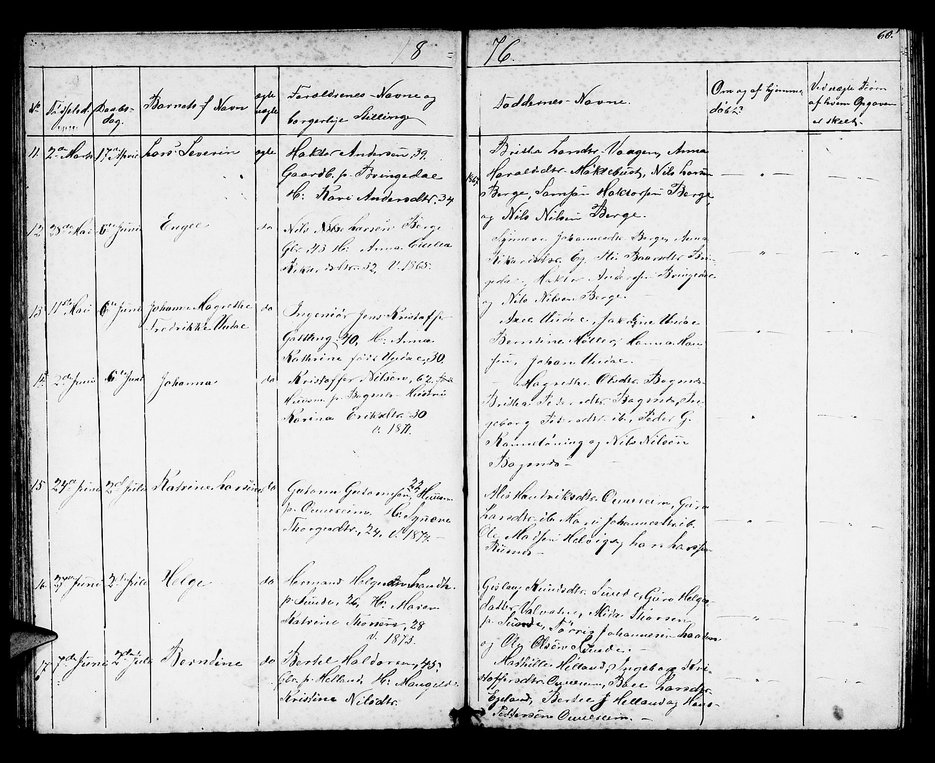 Husnes Sokneprestembete, AV/SAB-A-75901/H/Hab: Parish register (copy) no. A 1, 1856-1880, p. 60